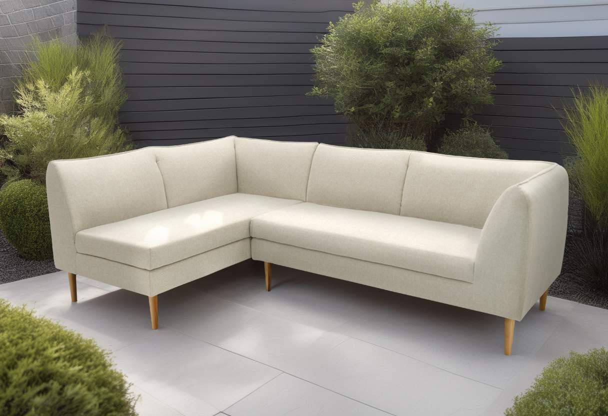 DOMO collection Sofa-Eckelement Filho, individuell erweiterbar, Polstermöbel für Terrasse, Garten und Balkon, speziell für Outdoor
