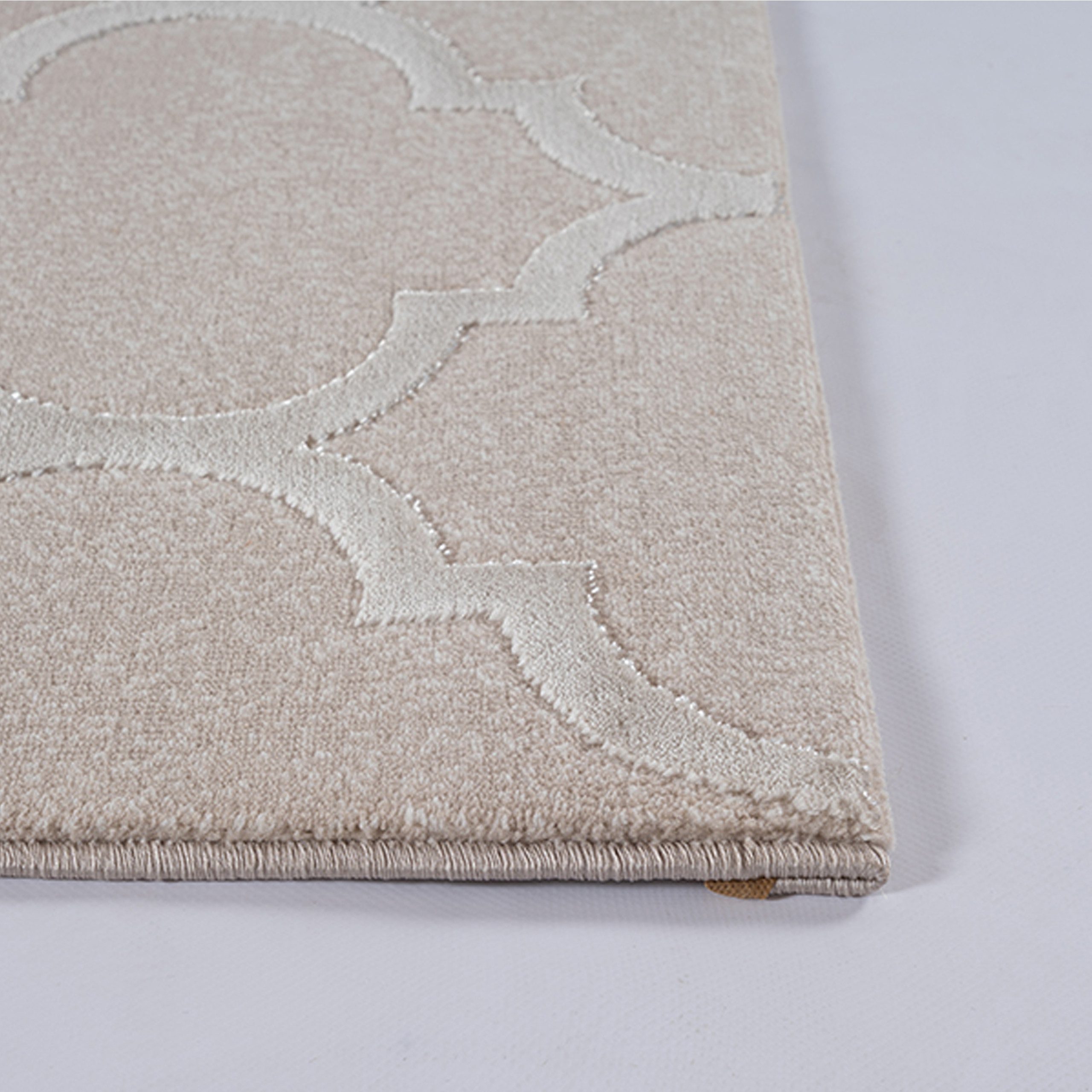 TeppichHome24 Teppich Wohnzimmerteppich Marokkanisches Muster in Beige, rechteckig – Bild 4 von 4