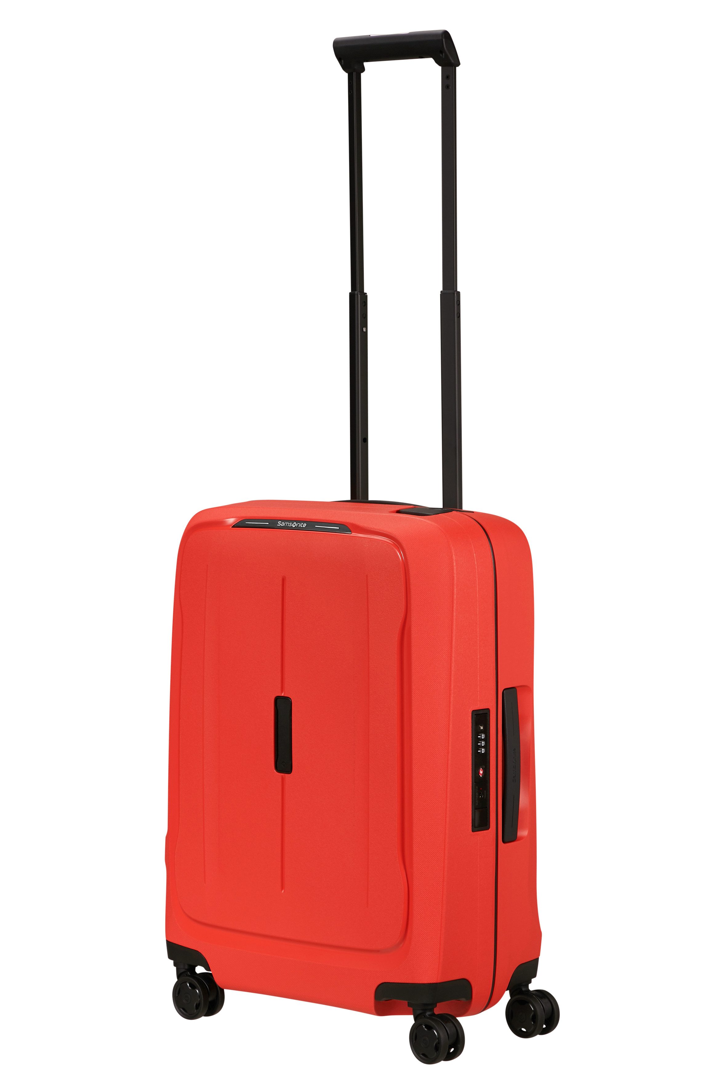 Samsonite Hartschalen-Trolley ESSENS, verschiedene Größen und Farben, 4 Rollen, mit robustem Polypropylen-Gehäuse, mit mehreren Fächern