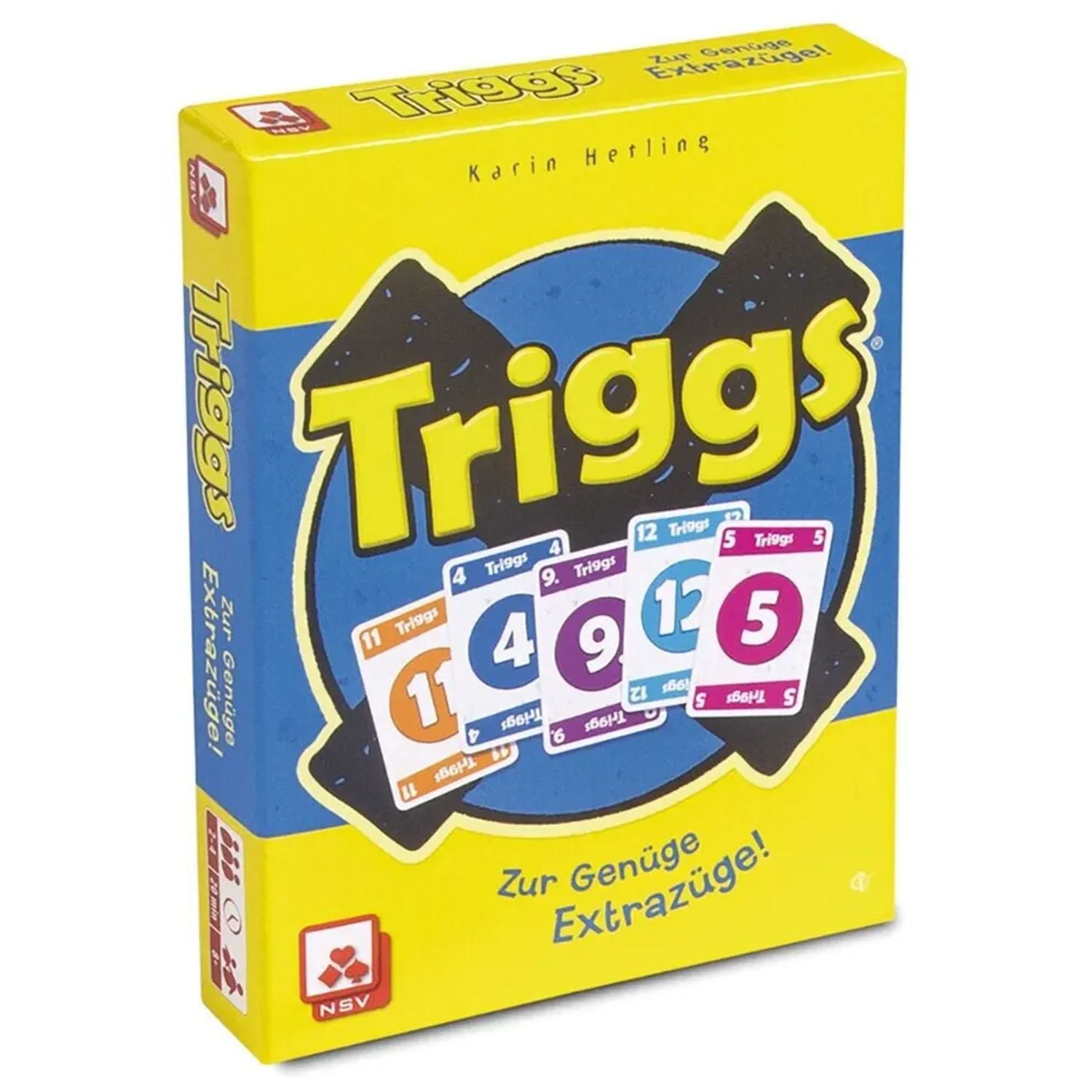 Cartamundi Spiel Triggs - Zur Genüge Extrazüge - Das schnelle Kartenspiel