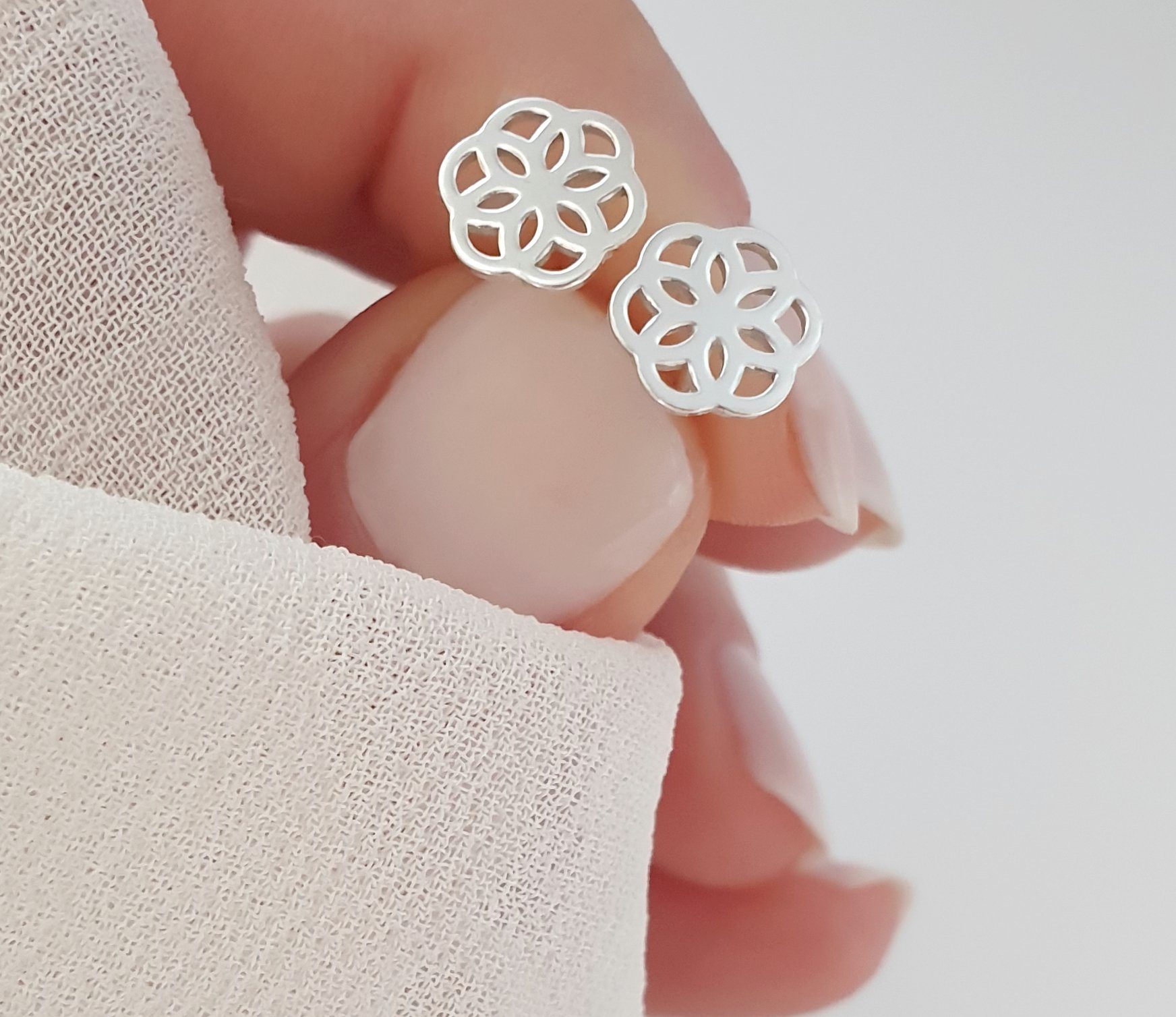 SCHOSCHON Paar Ohrstecker Same des Lebens Ohrstecker 925 Silber - Saat des günstig online kaufen