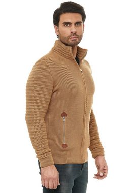 RedBridge Strickjacke Tampa mit Stehkragen