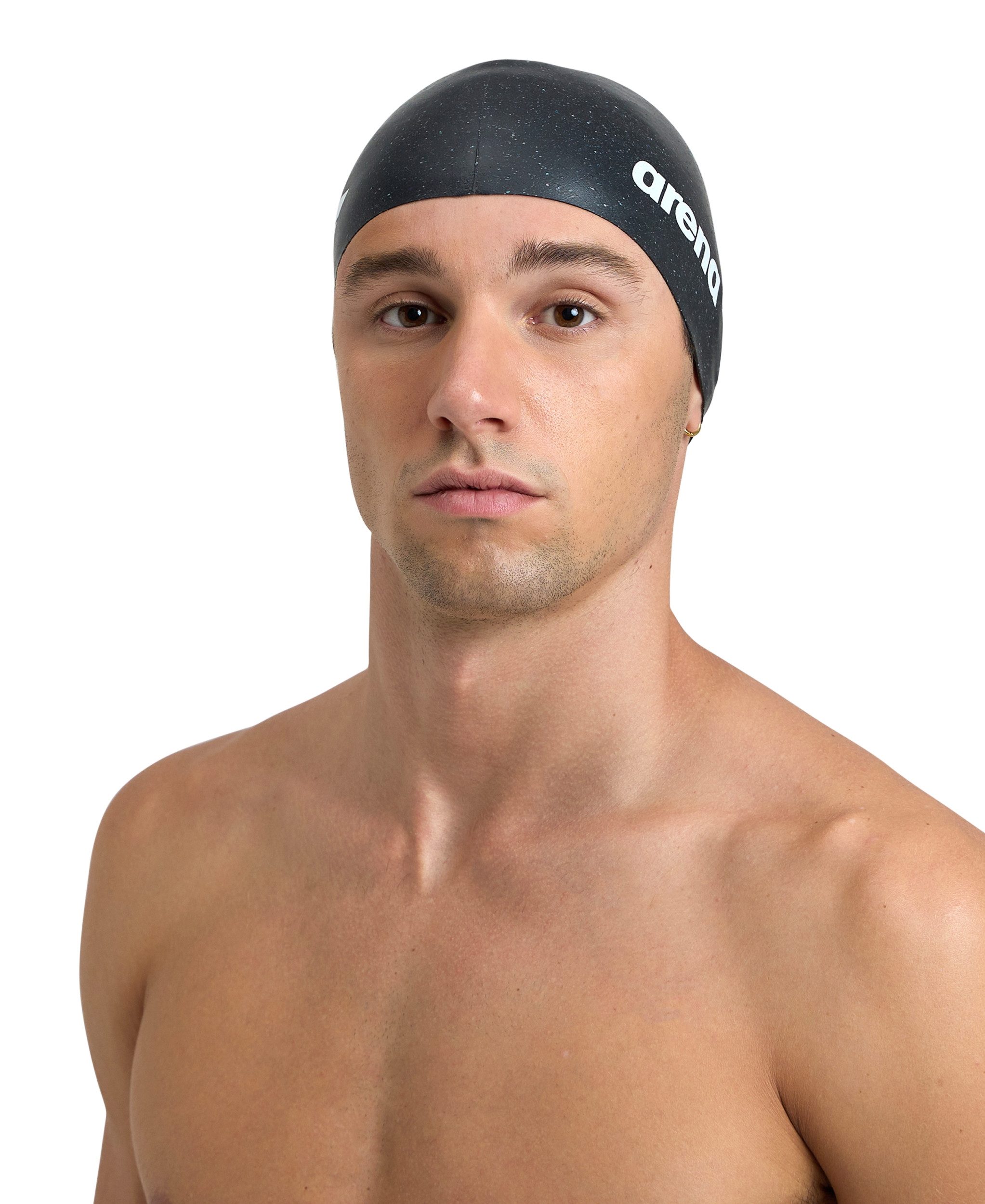Arena Badekappe SILICONE CAP BLACK_MULTI