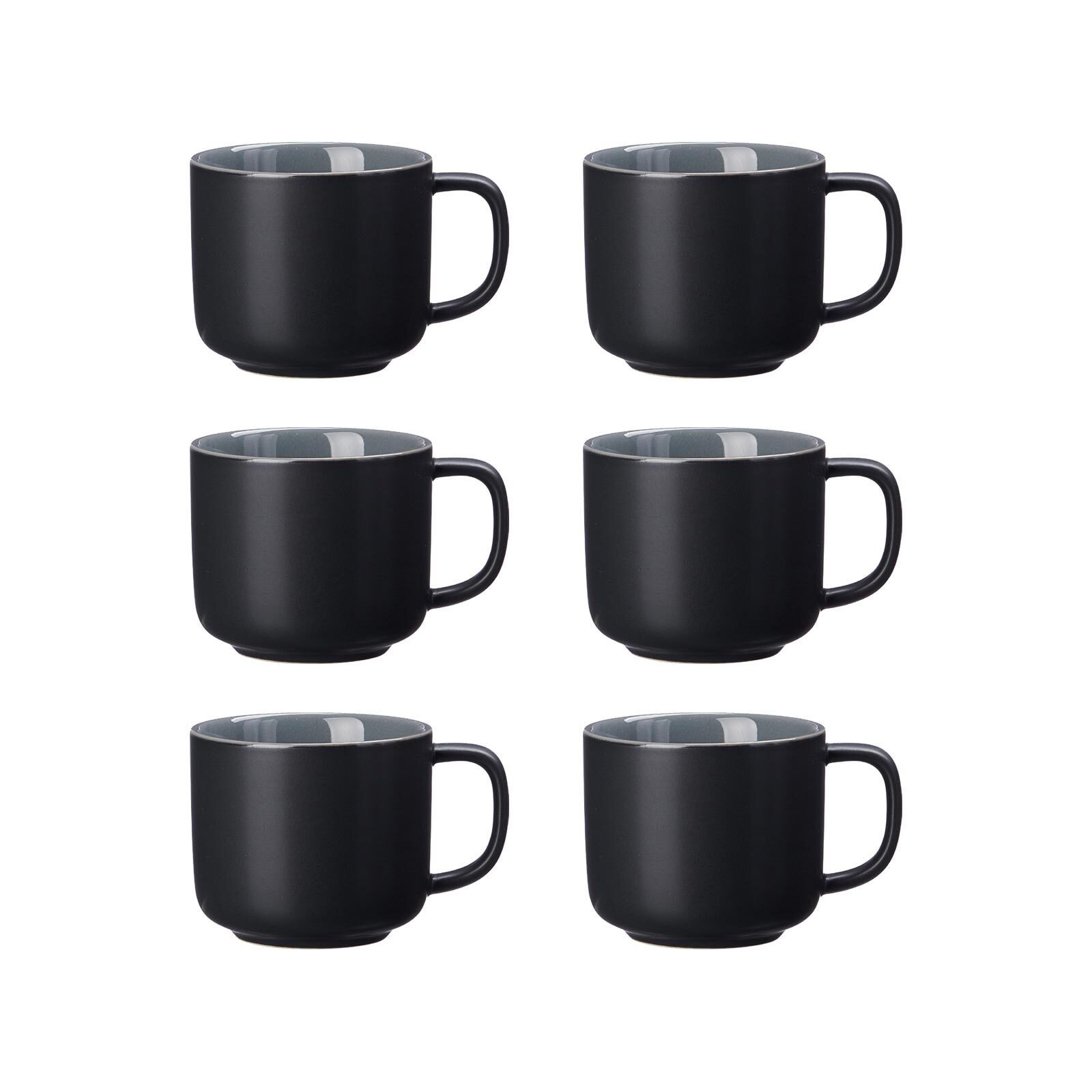 Ritzenhoff & Breker Tasse Jasper Kaffeetassen 240 ml 6er Set, Keramik