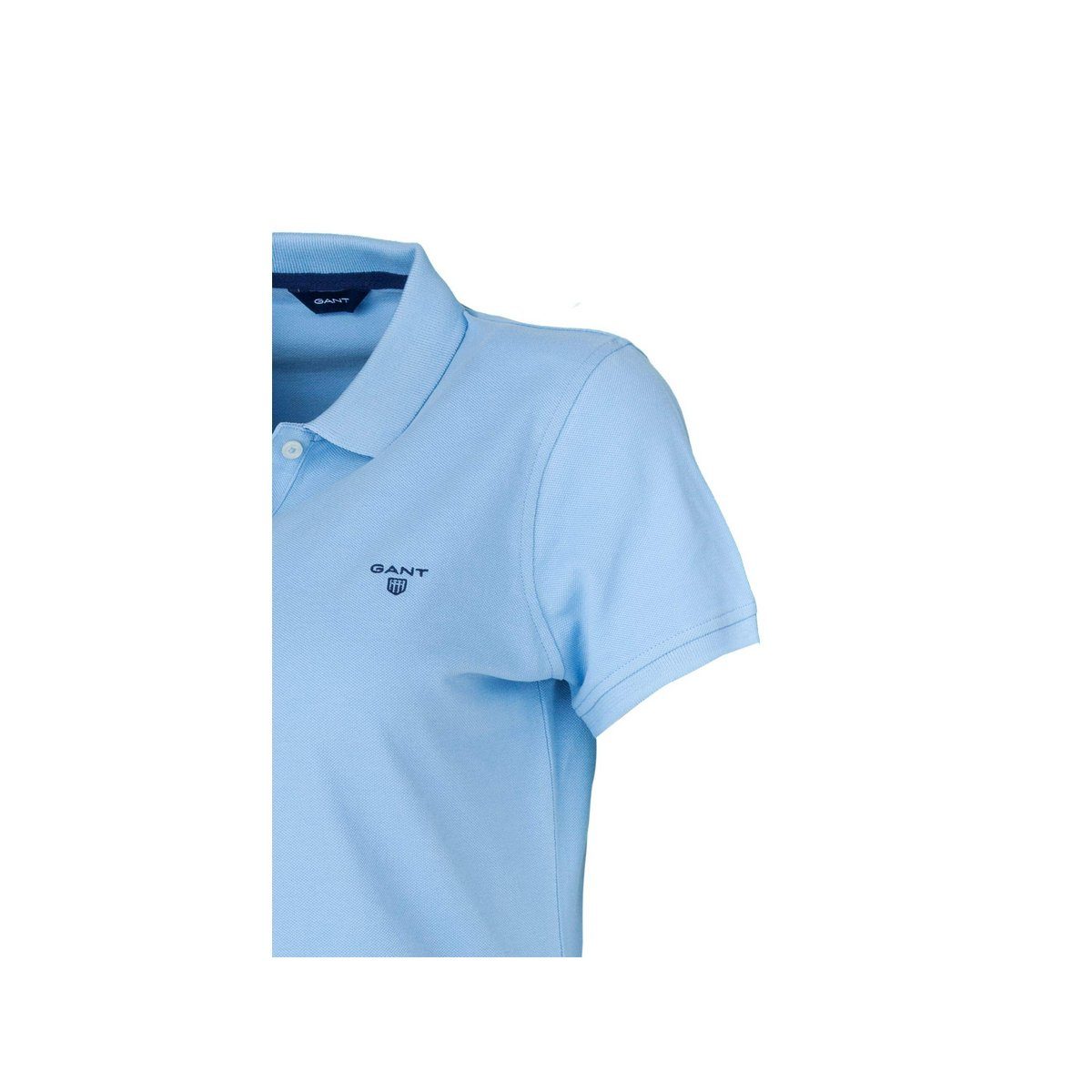 Blue Poloshirt blau Capri (1-tlg) Gant