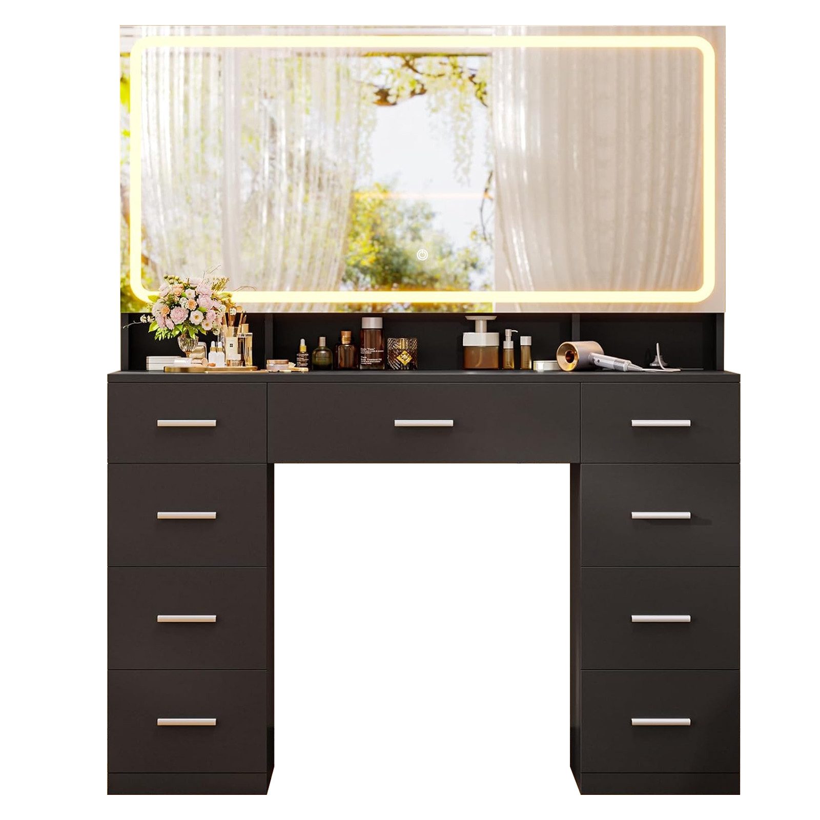 MSMASK Schminktisch mit LED Beleuchtung, XXL günstig online kaufen