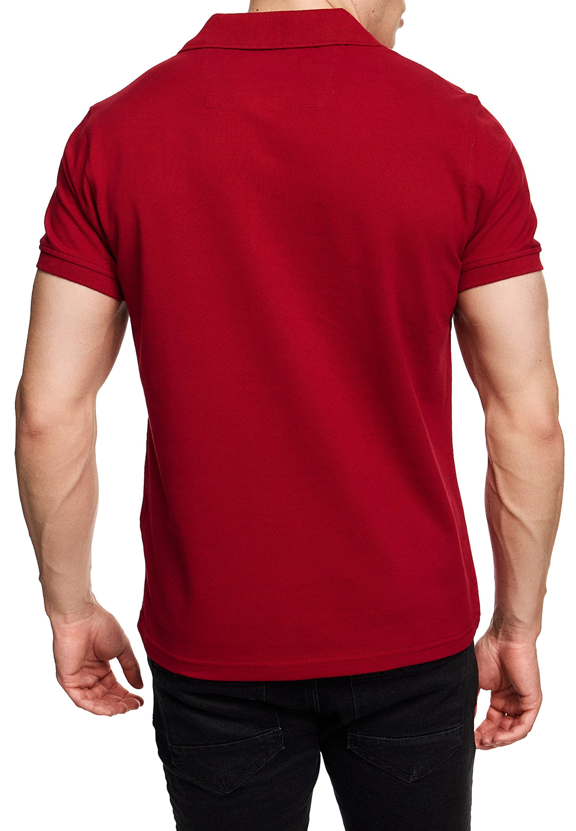 R-NEAL Poloshirt Polo-Shirt Herren Polo T-Shirt Kent-Kragen Regular Fit Stretch 303