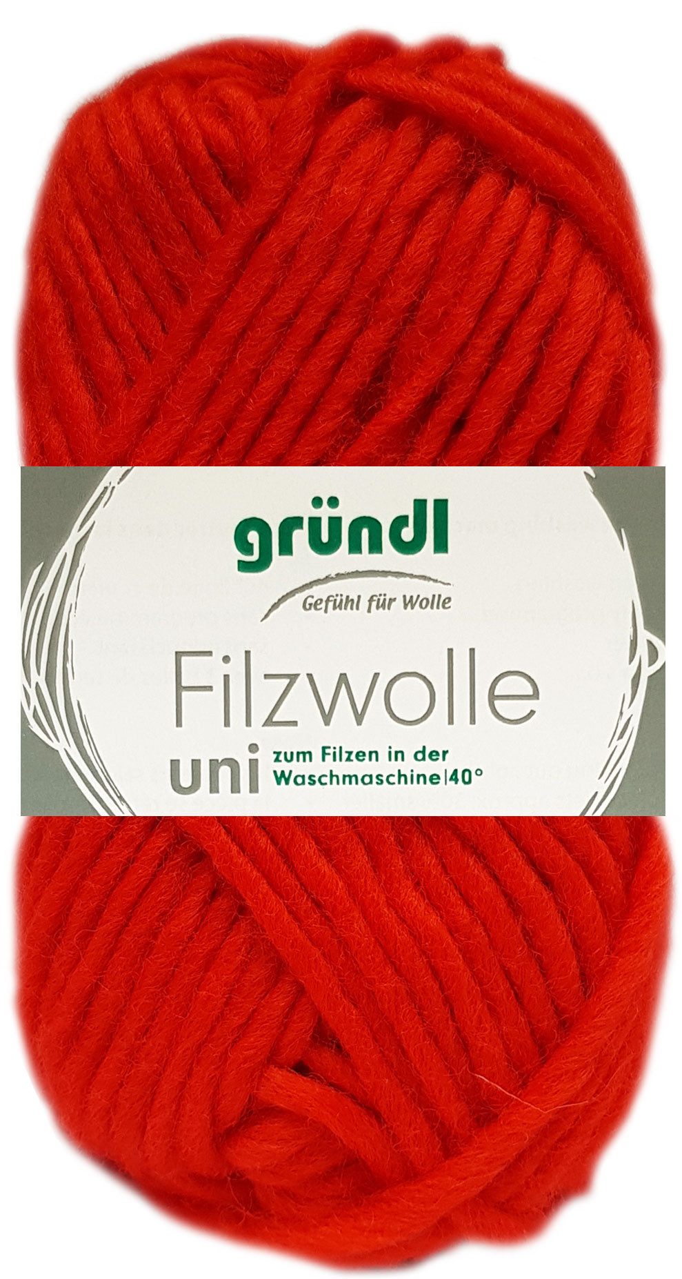 Gründl 50 Gramm Gründl Filzwolle Uni Farbauswahl Bastelgarn