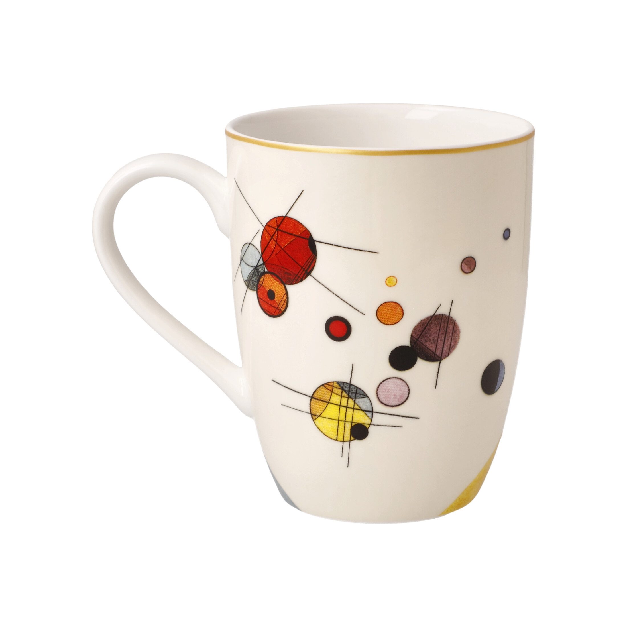 Goebel Tasse Artis Orbis, Porzellan, Spülmaschinengeeignet, Mehrfarbig, Kreise, H: 11cm