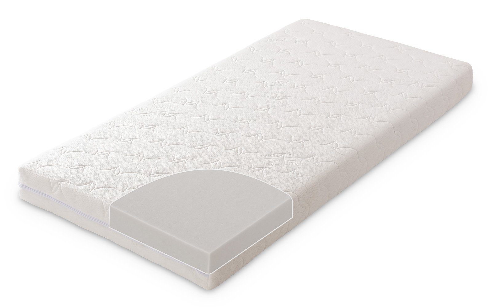 FabiMax Babybett Lunara 120x60 cm, 3-fach höhenverstellbarer Lattenrost, Umbaubar zum Juniorbett