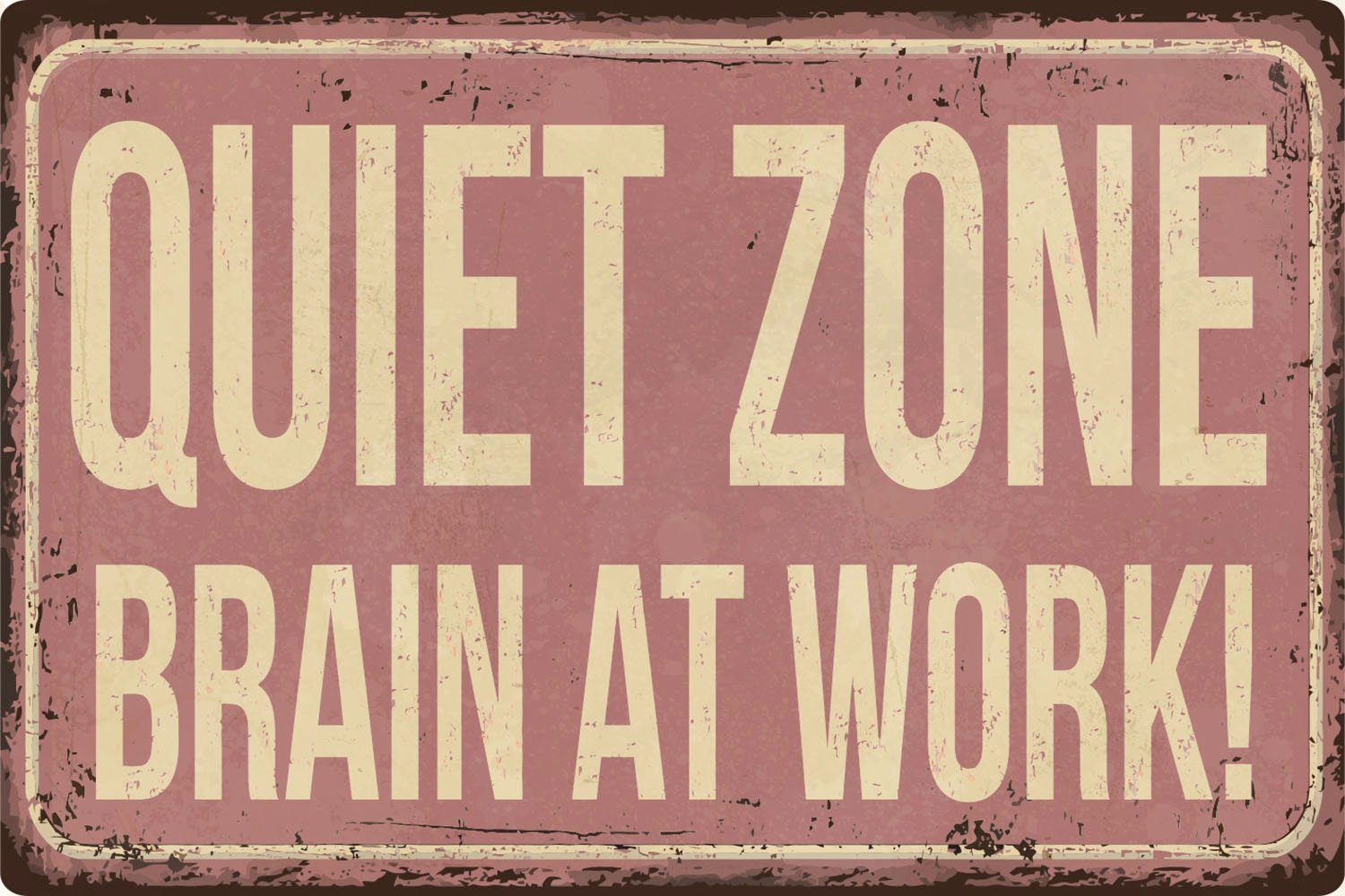 Metallbild QUIET ZONE