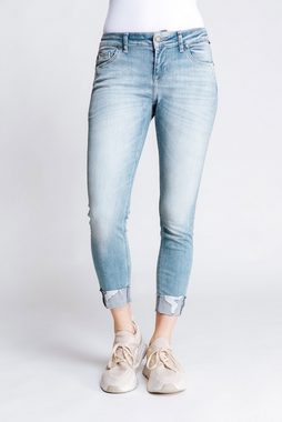 Zhrill Mom-Jeans Skinny Jeans NOVA Blau angenehmer Tragekomfort