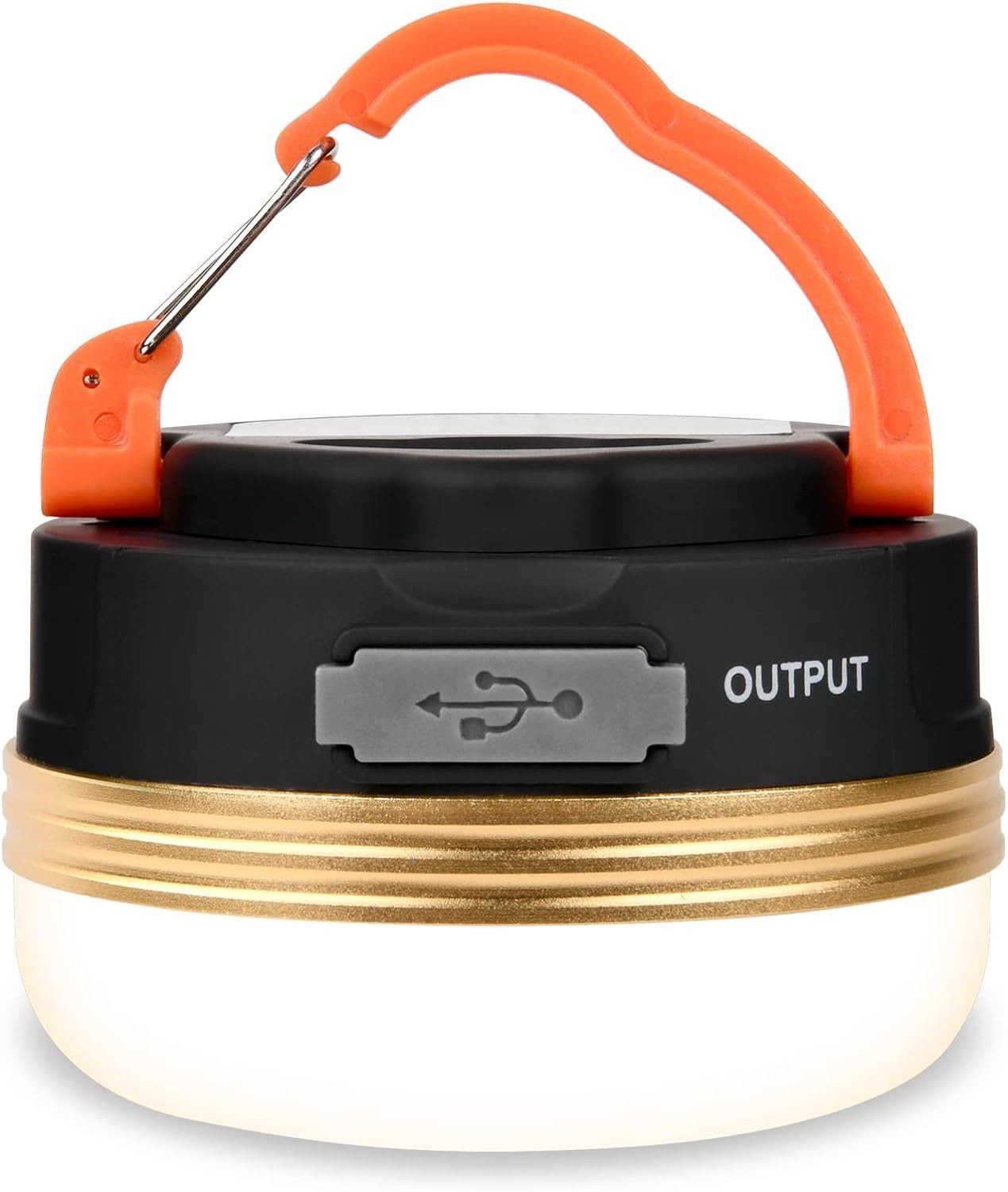 DESUO LED Gartenleuchte LED Campinglampe Aufladbar 3 Modi SOS Leuchtmodi Wasserdicht Outdoor