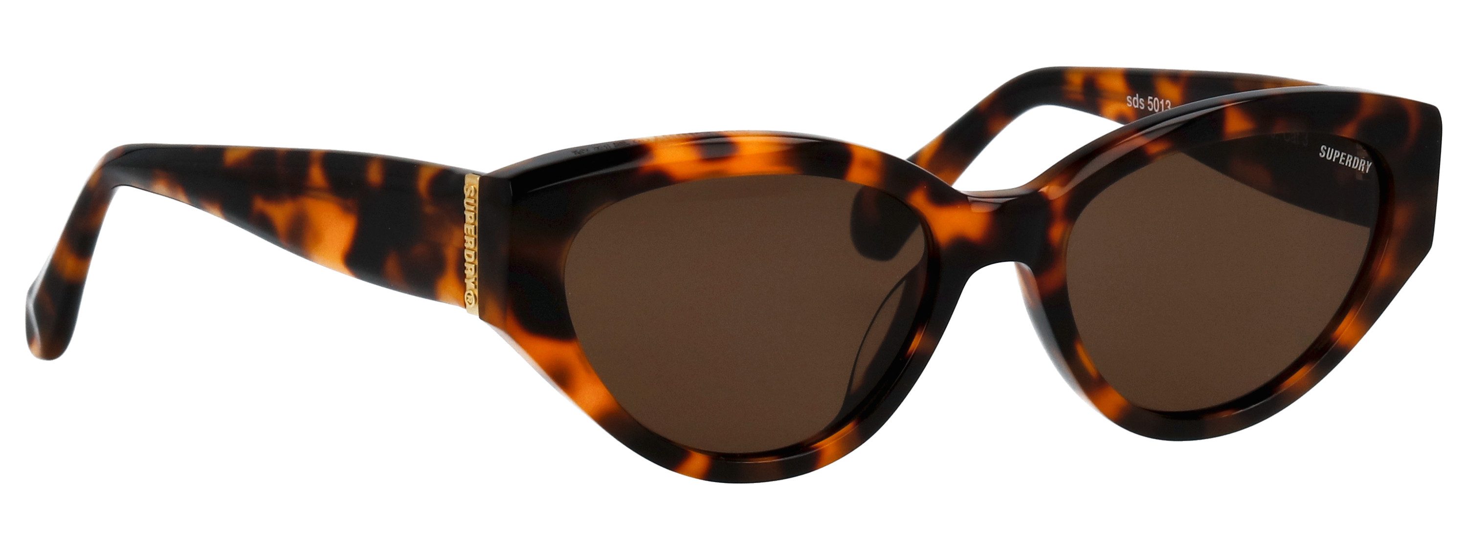 Superdry Sonnenbrille Modell 996078 Form CatEye, Logoschriftzug auf Bügel, Kunststofffassung