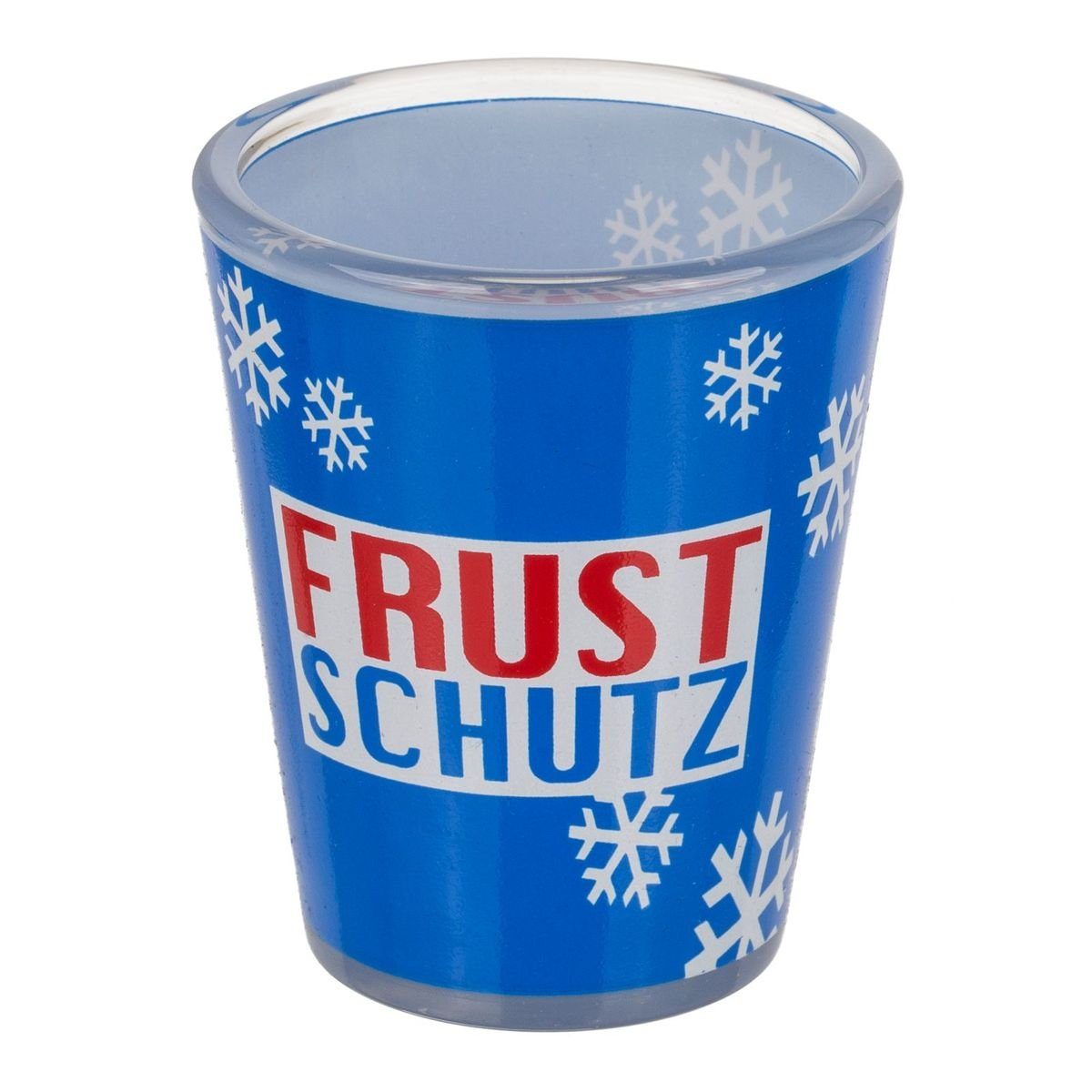 Schnapsglas Lustiges Shotglas mit Trinkspruch für 60 ml Schnapsglas ca. 5 x 6 cm