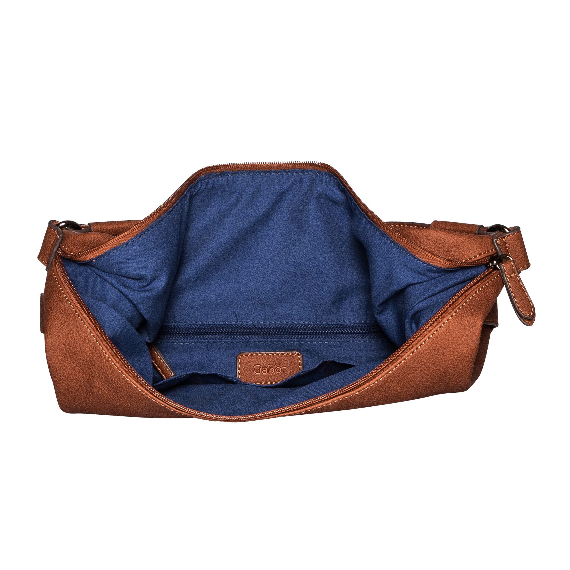 Gabor Hobo Malu, aus weichem genarbtem Lederimitat mit raffinierten Cut-Outs