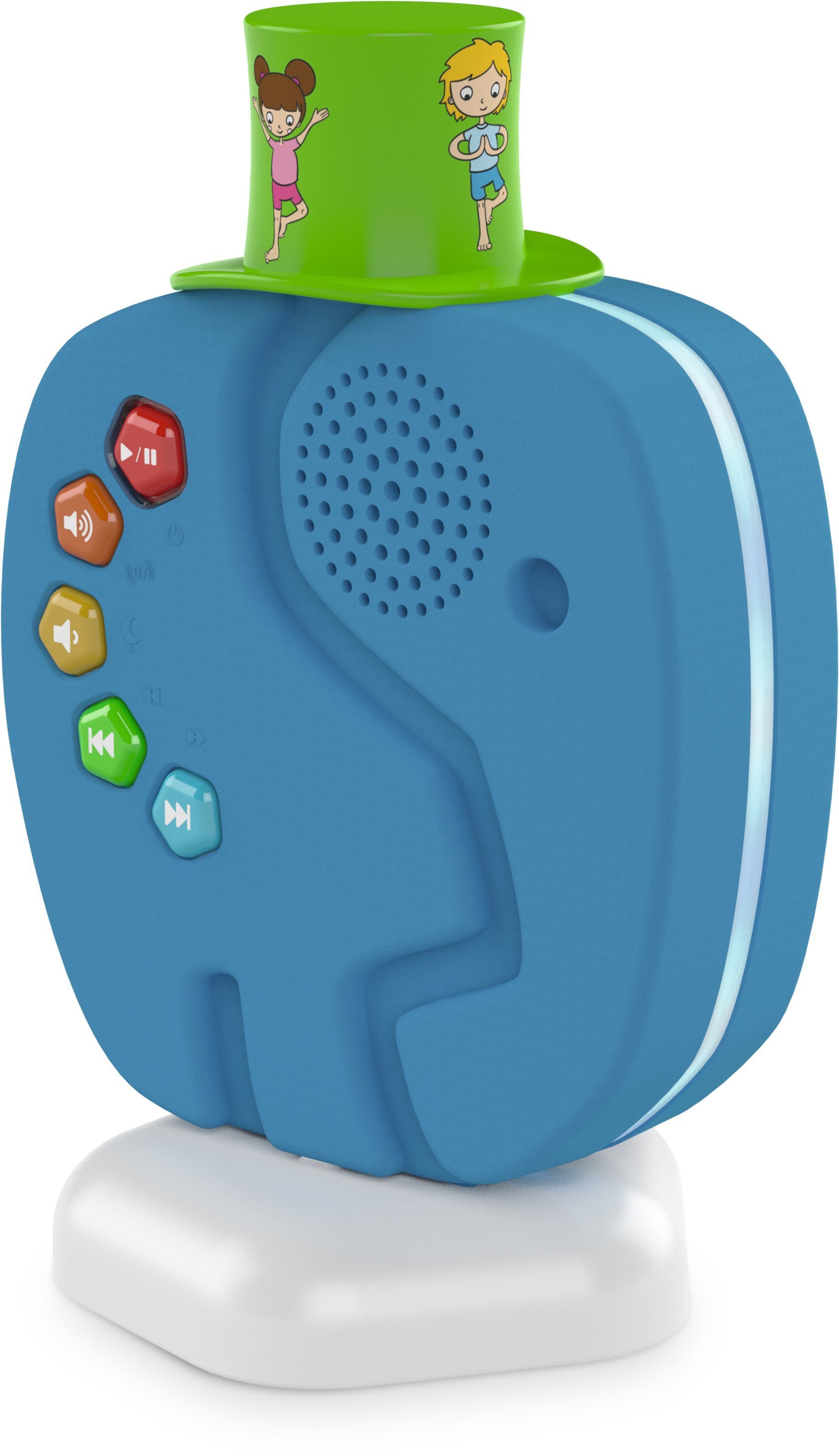TechniSat Technifant Audioplayer Lautsprecher (Bluetooth, für Kinder, mit  Nachtlicht)