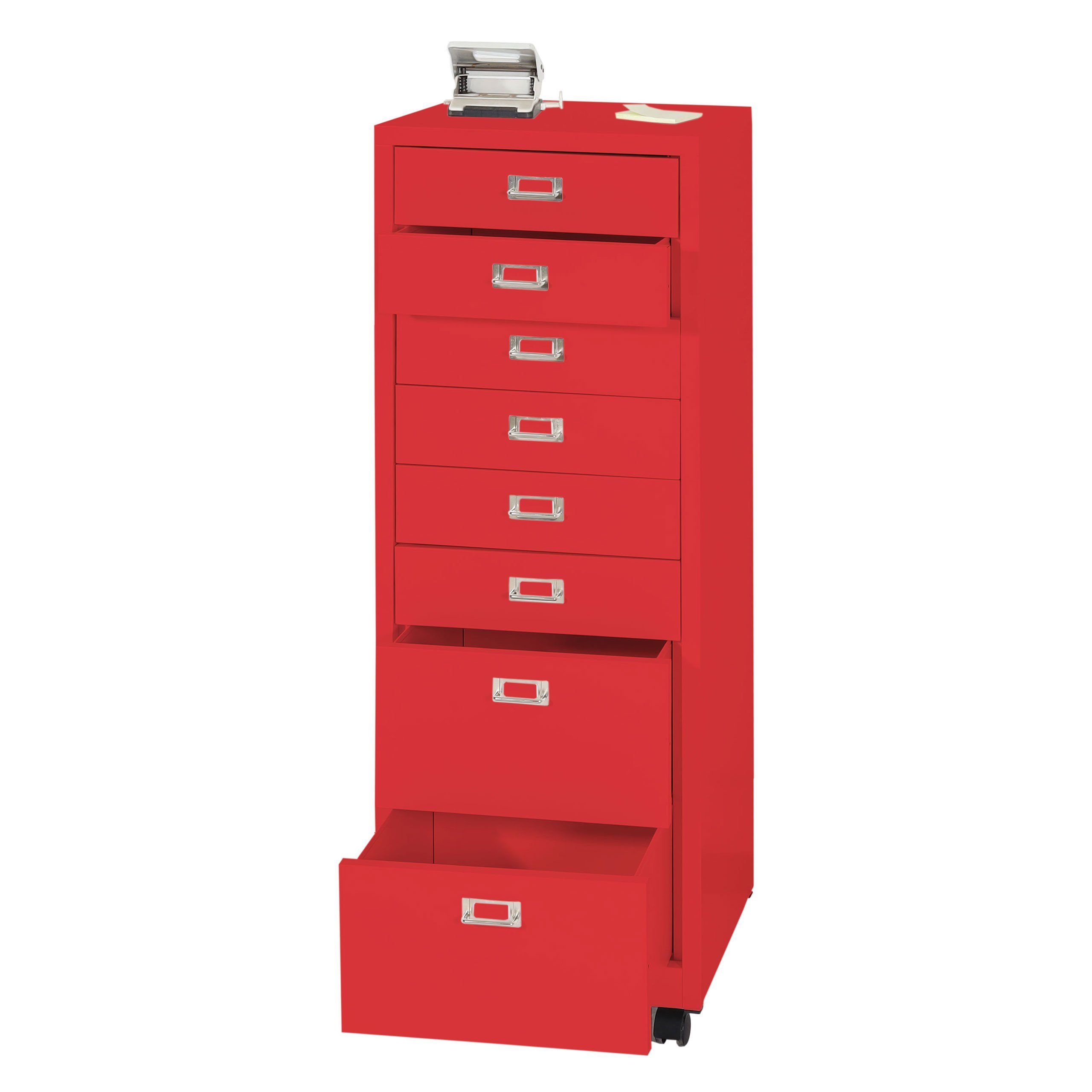 MCW Rollcontainer MCW-L49-8, (1 St), 8 geräumige Schubladen mit Haltegriffen