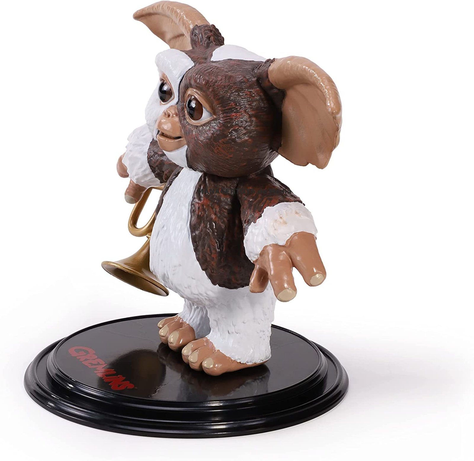 Noble Collection Actionfigur Gremlins smiling Gizmo Mogwai 9 cm + Trompete + Base BENDYFIGS