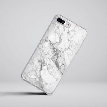 DeinDesign Handyhülle Stein Marmor Muster Marmor, Apple iPhone 7 Plus Silikon Hülle Bumper Case Handy Schutzhülle