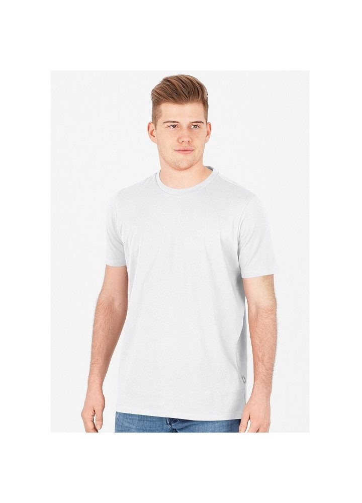 Jako T-Shirt Freizeit Doubletex (Polyester/Baumwolle) weiss Herren