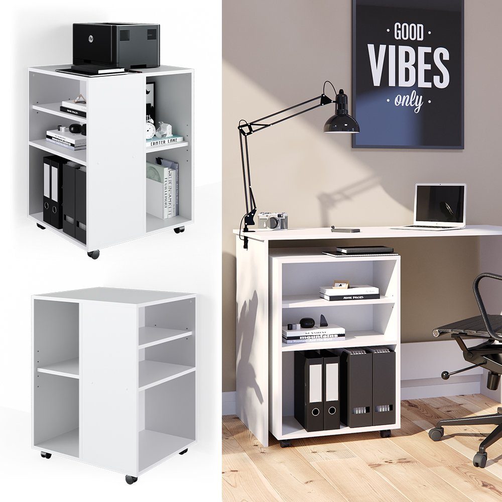 Vicco Rollcontainer, Weiß, 59 x 53 günstig online kaufen