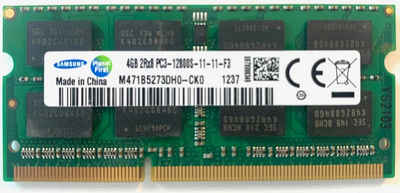 SiQuell Samsung 4GB DDR3 1600MHz PC3 12800S SO Dimm Arbeitsspeicher RAM Memory Laptop-Arbeitsspeicher