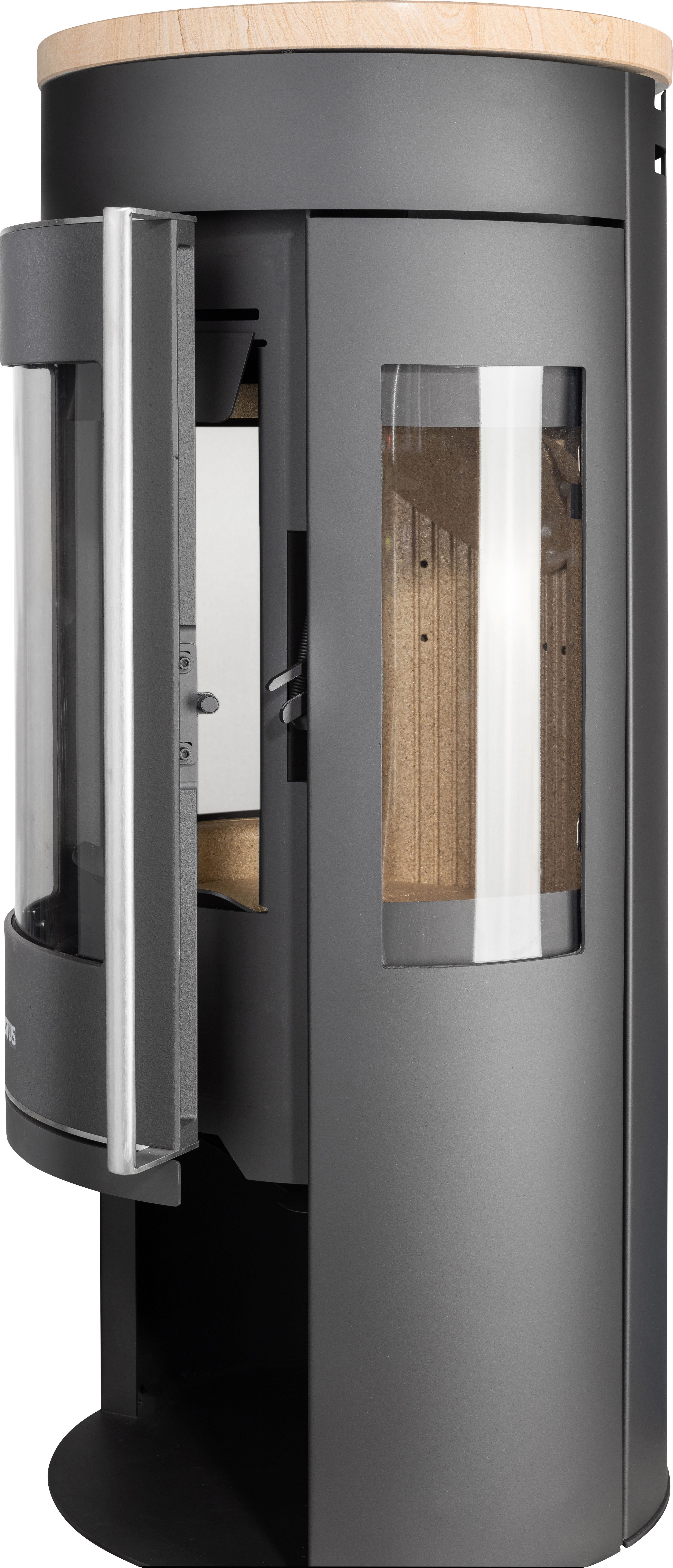 JUSTUS Kaminofen Mino Trios 2.0, 5,5 kW, Zeitbrand, Stahl