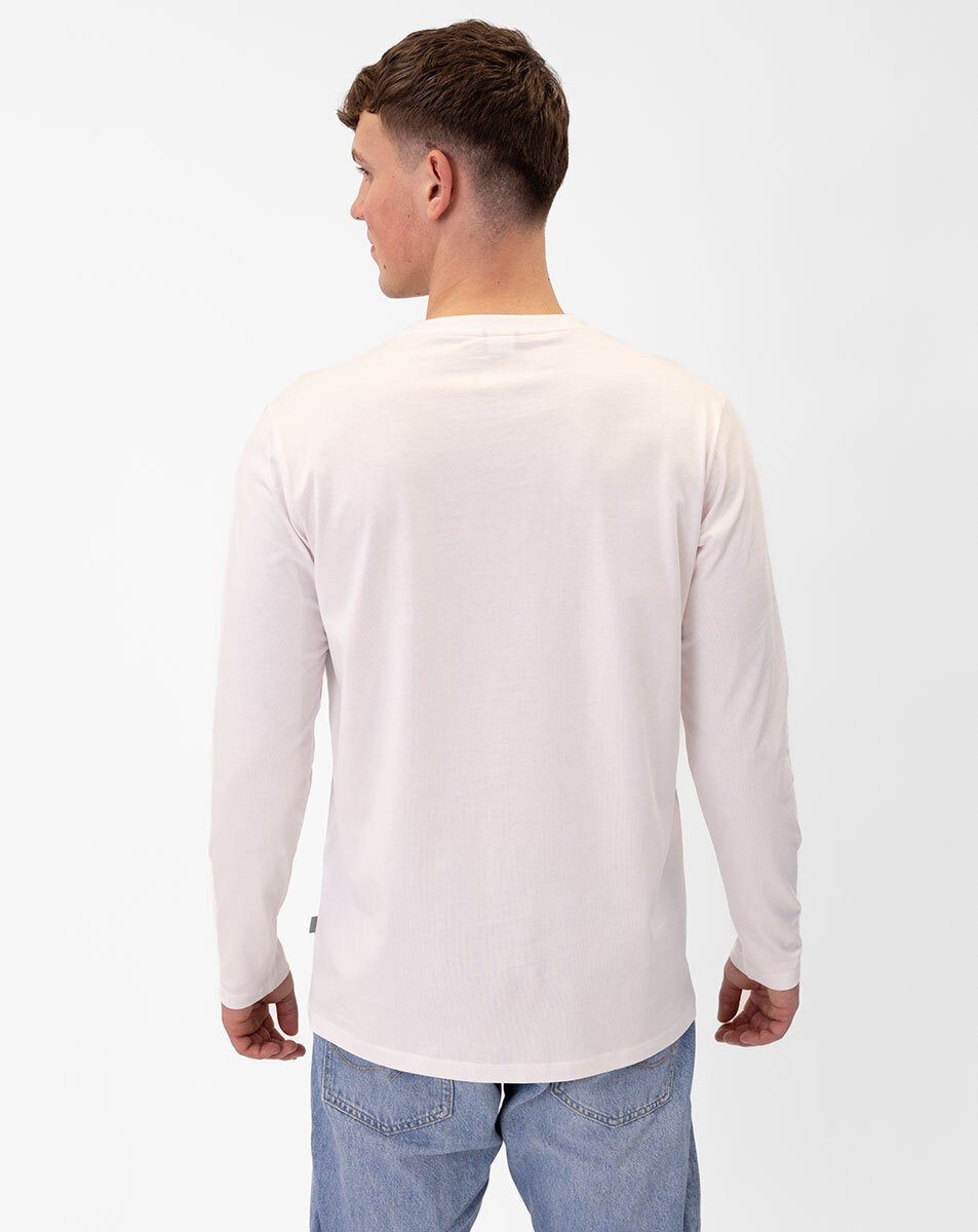 Jako Langarmshirt Organic (Freizeit, Bio-Baumwolle) weiss Herren günstig online kaufen