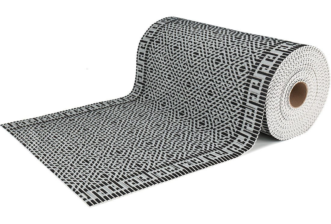 Dekonaz Schaum-Badematte Schaum Badematte, Höhe 5 mm, rutschhemmend beschichtet, fußbodenheizungsgeeignet, schnell trocknend, Polyester