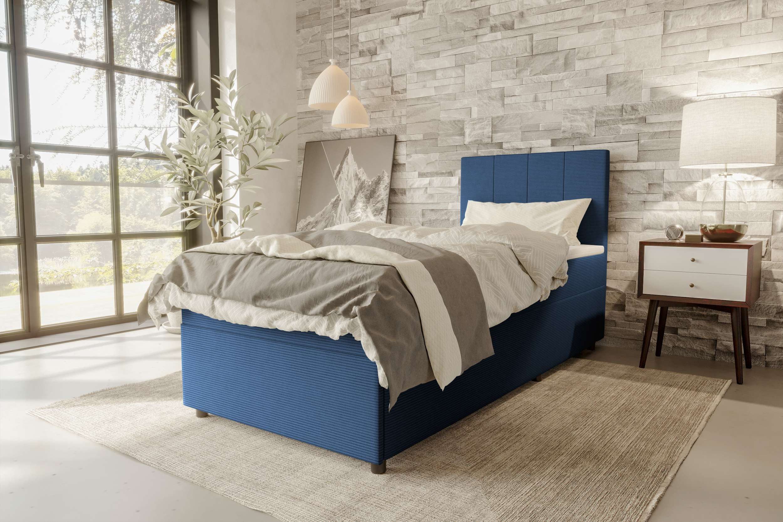 99rooms Boxspringbett Kira Mini (Schlafzimmerbett, Bett), günstig online kaufen