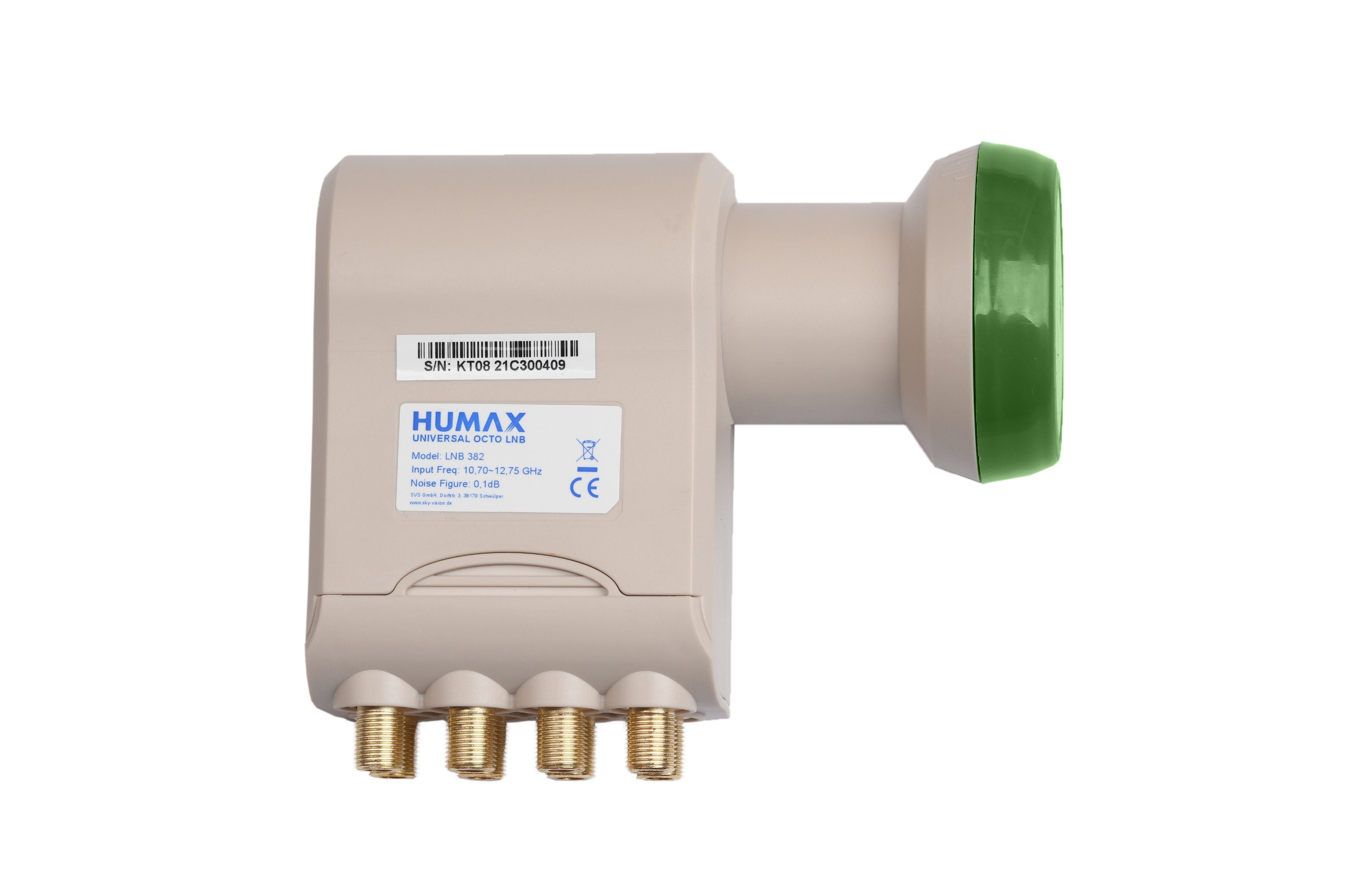 Filter) stromsparend Octo-LNB Umweltfreundliche Teilnehmer, Power Universal-Octo-LNB 382, LTE 8 Green Humax (für Verpackung,