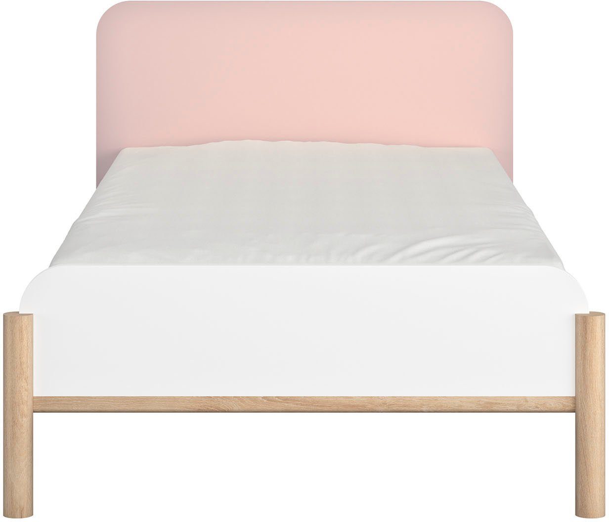 Gami Einzelbett Bett (1-tlg), Mit seiner Mischung aus sanften Farben