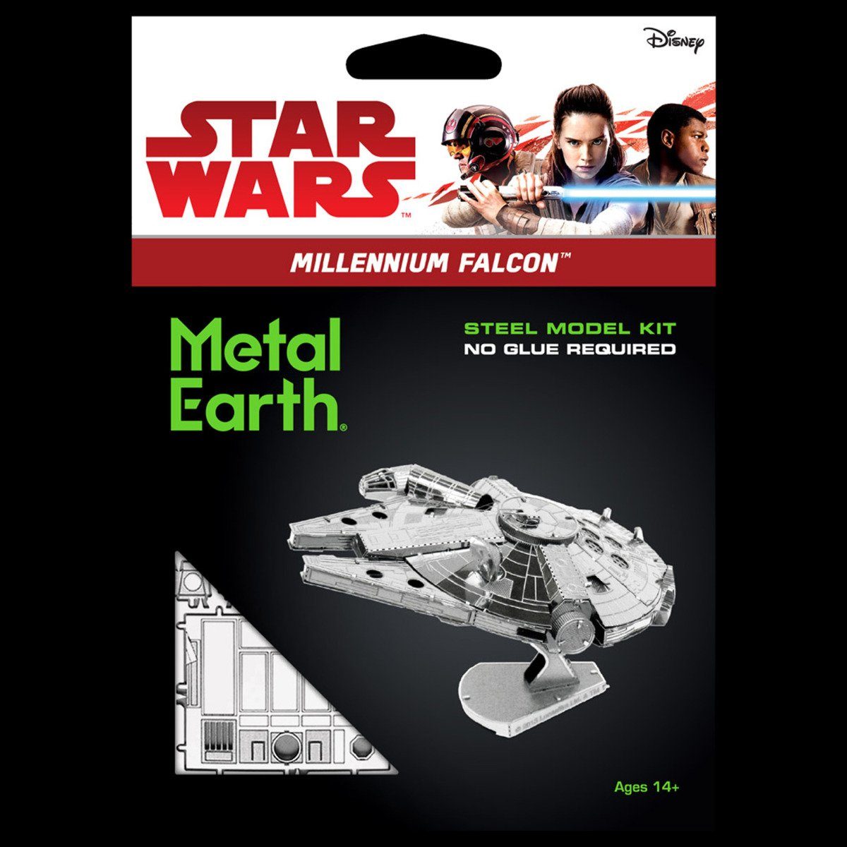 Metal Earth® Modellbausatz Star Wars Millenium Falcon, (Metallbausatz), erstaunliche Treue zum Detail