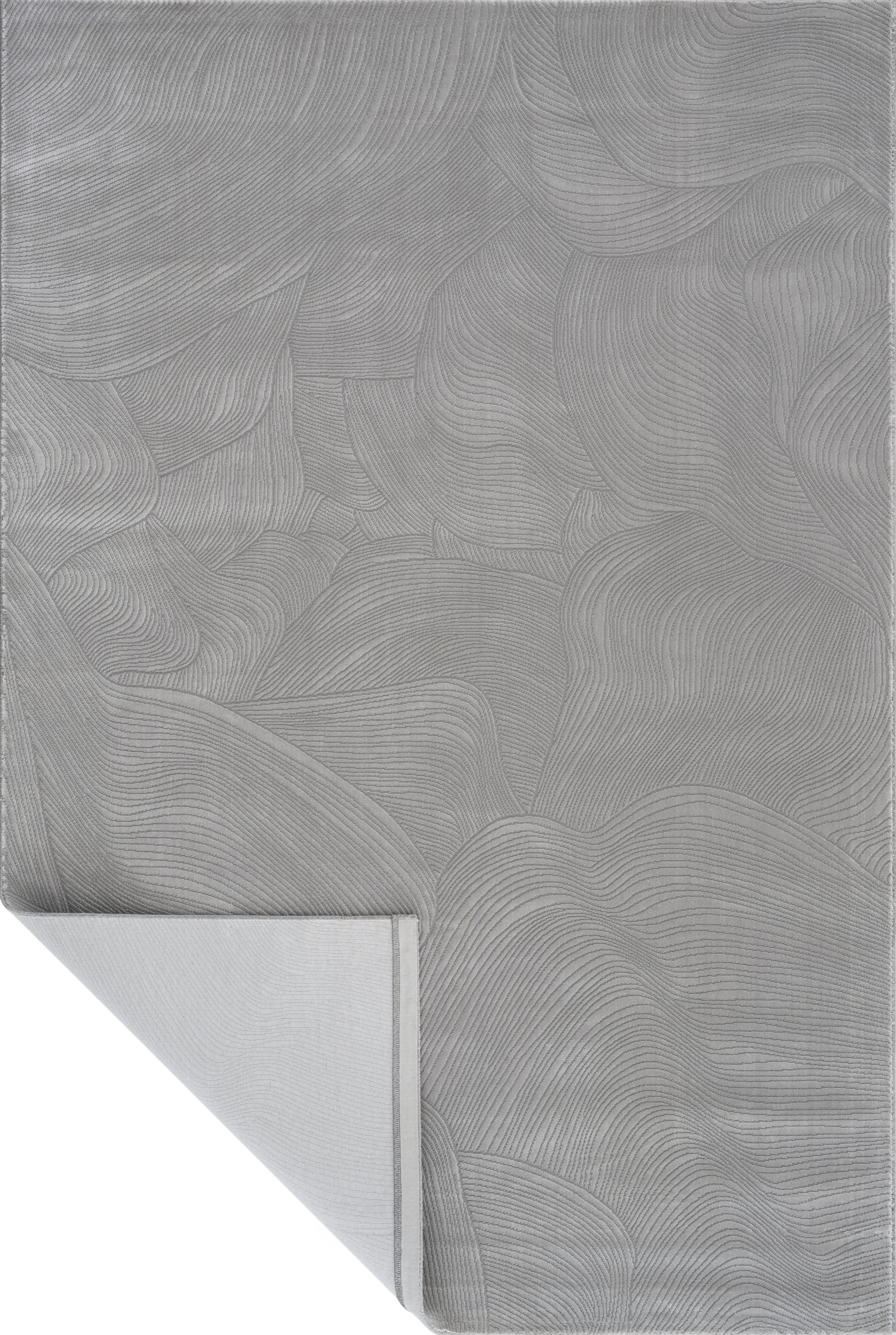 Calvin Klein home Teppich Essential, Designerteppich, Wellendesign, rechteckig, Höhe: 7 mm, modern, elegantes Muster, Wohnzimmer, Schlafzimmer, Esszimmer