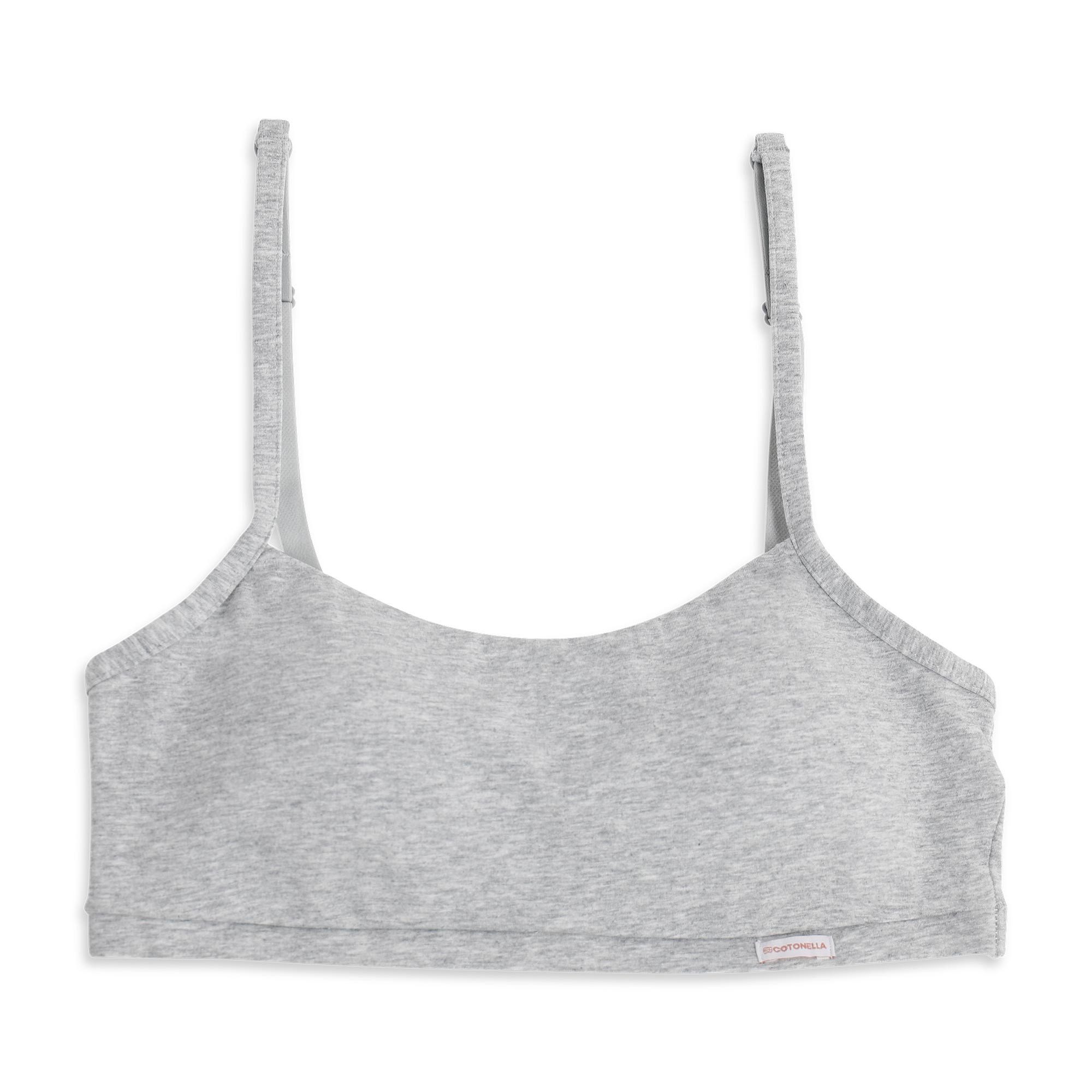 Cotonella Bustier COTONELLA add22 Bustier mit herausnehmbarer Schale Gr. 70-85 grau mela