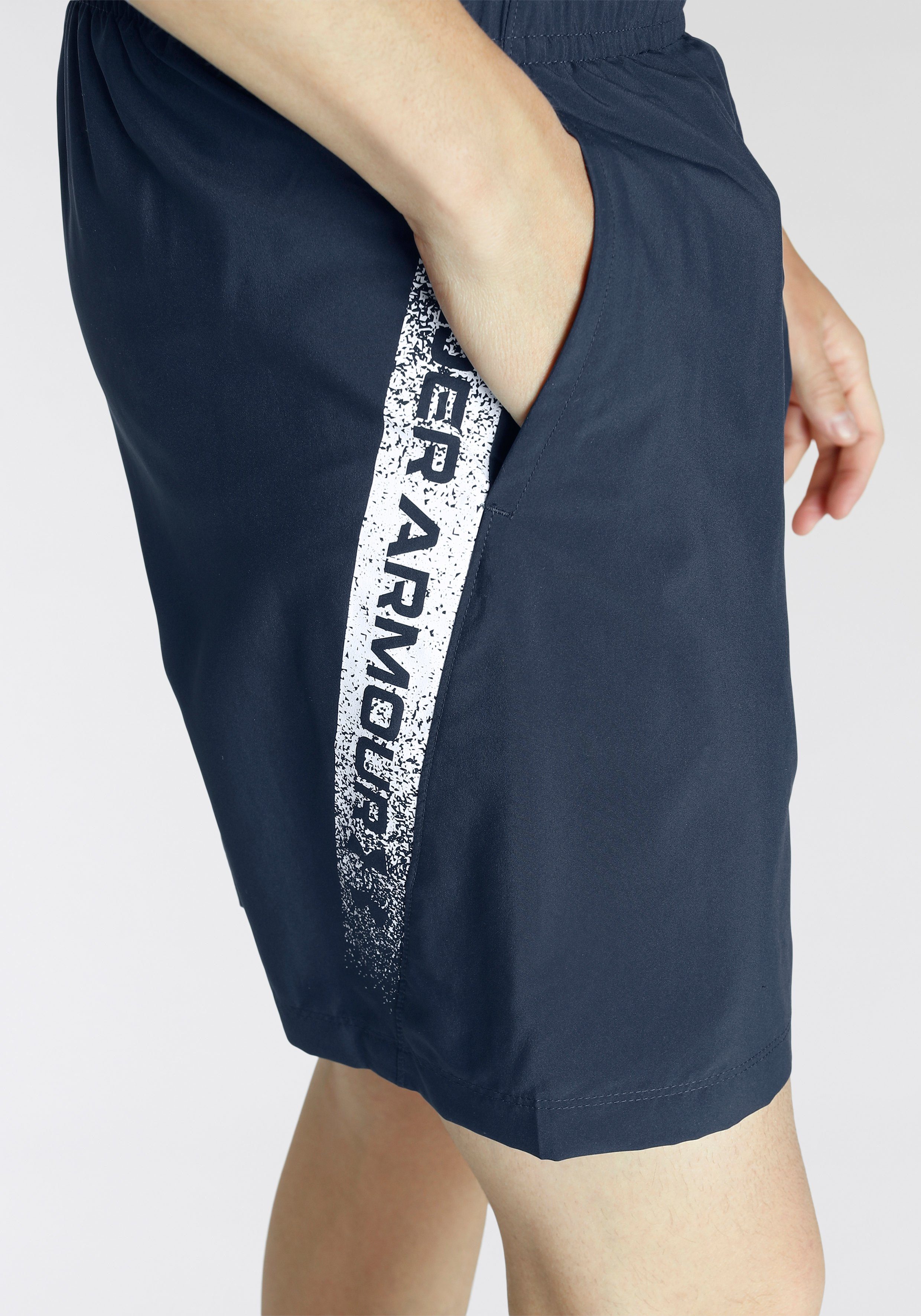 Armour® Shorts Woven Under UA Graphic Trainingsshorts Dunkelblau