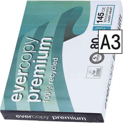 CLAIREFONTAINE Recyclingpapier »Everycopy Premium«, Format DIN A3, 80 g/m²