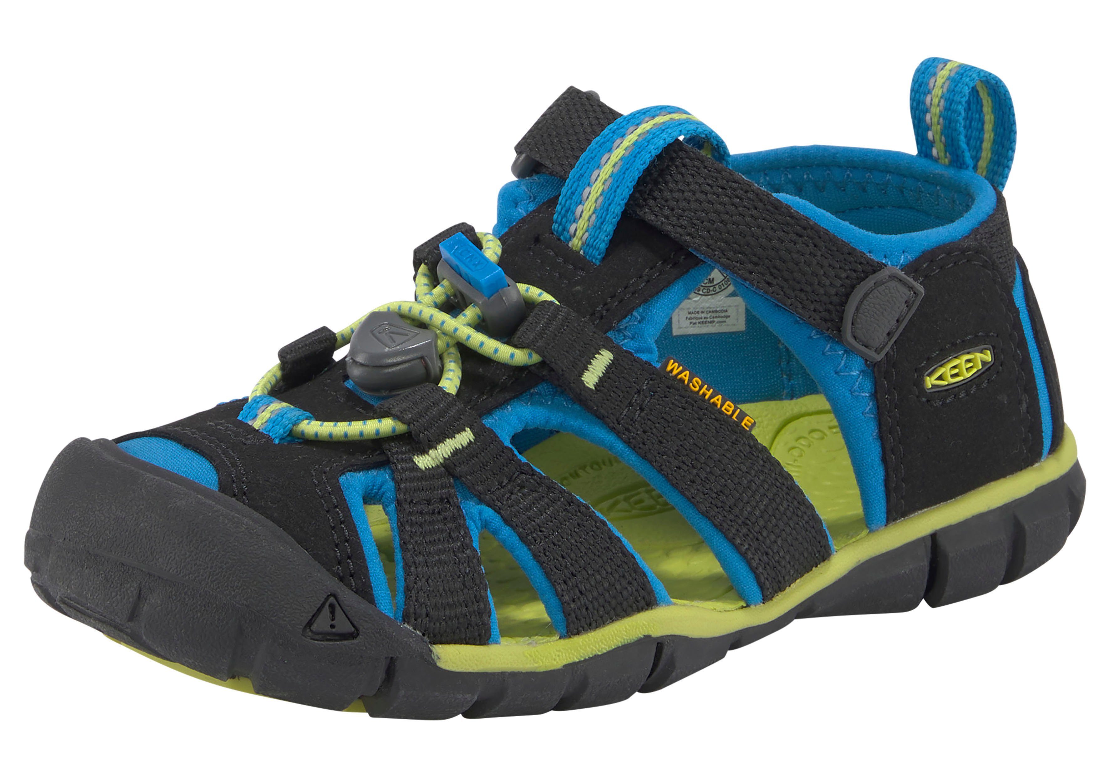 CNX black/brilliant Keen II blue Sandale SEACAMP