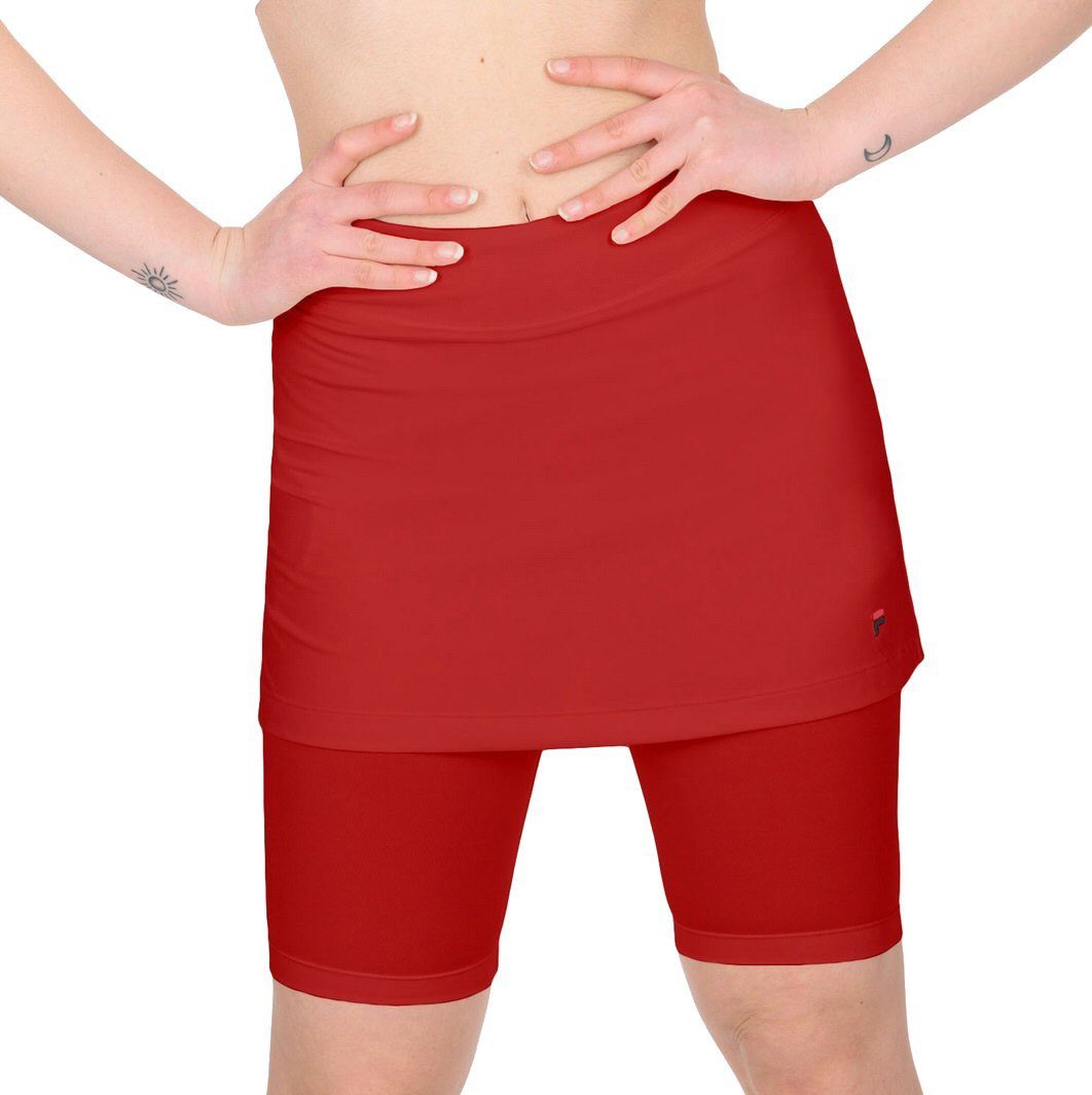 Fila Tennisrock Nele mit Innenhose (hoher Bund) rot Damen