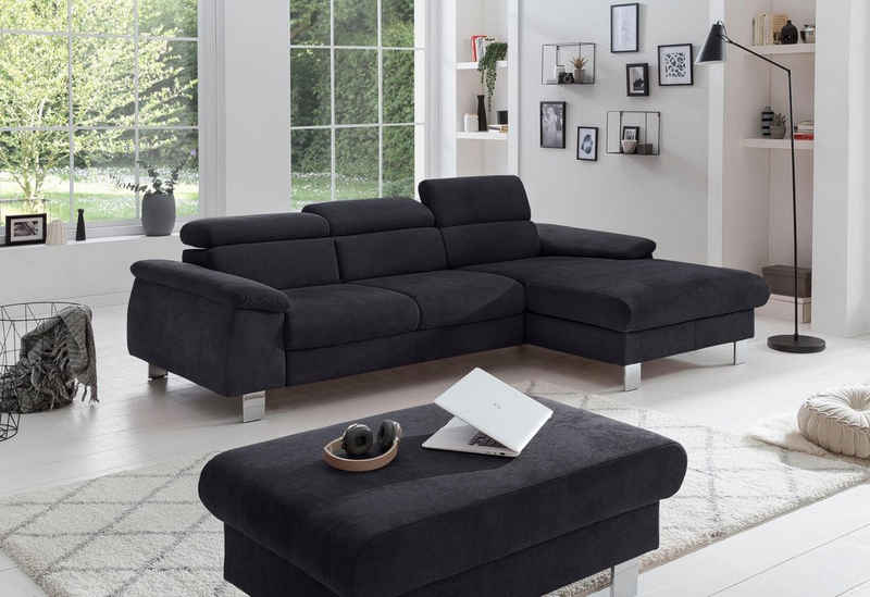 COTTA Ecksofa Komaris, Ecksofa, L-Form, Bodenfreiheit 12,5 cm