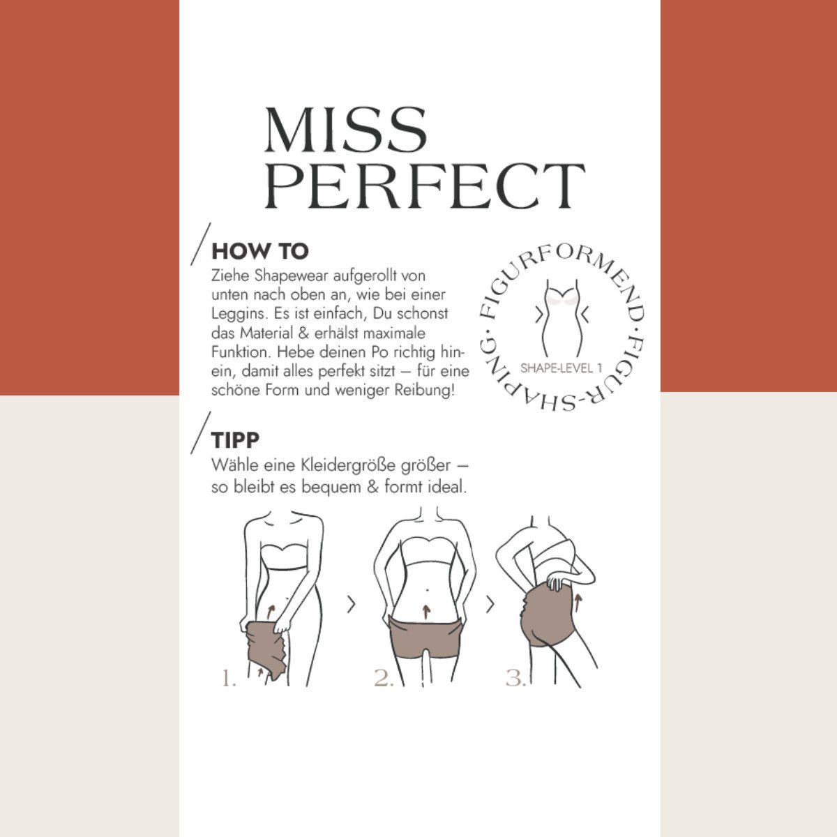 Miss Perfect Panty 36850 Seamless Shapewear Panty