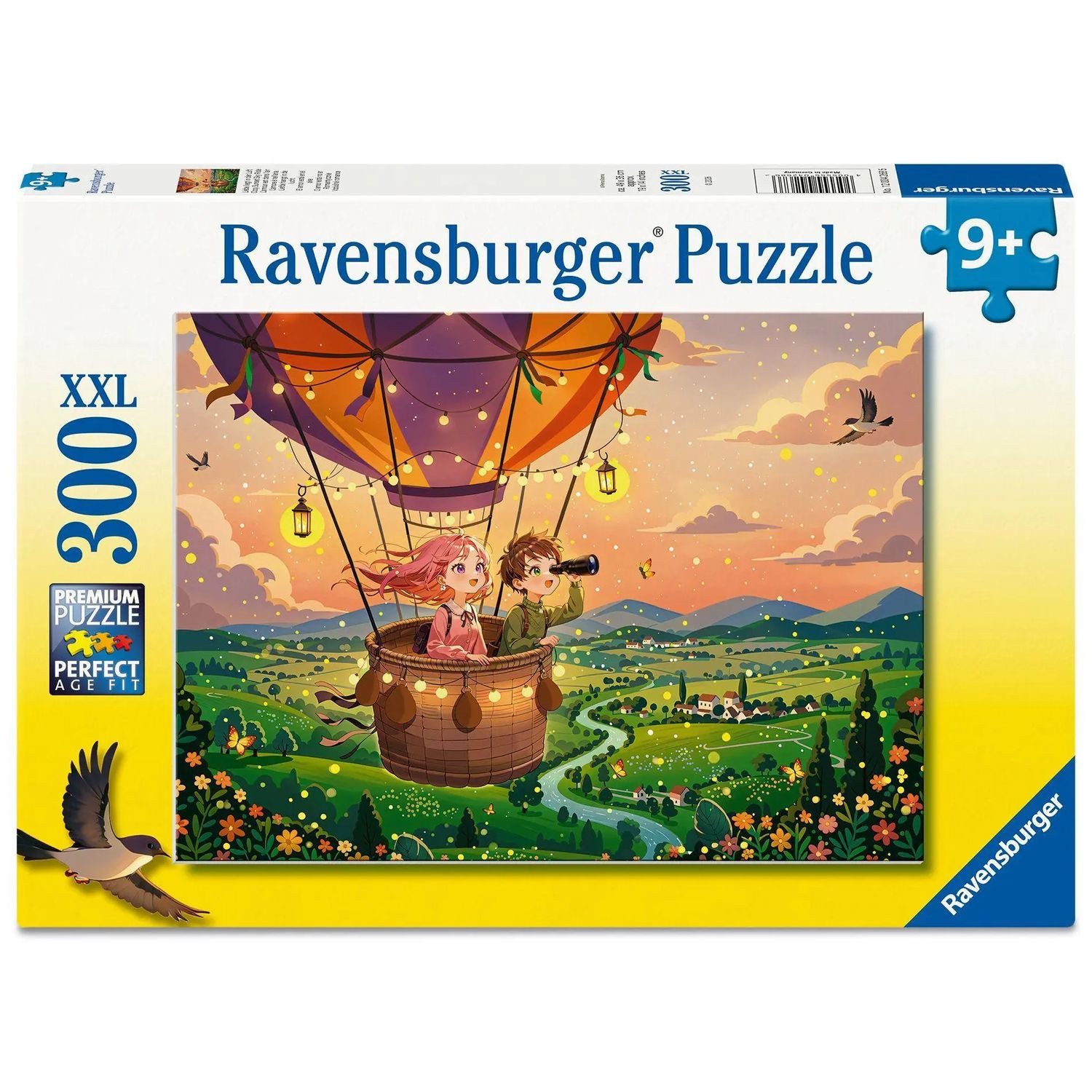 Ravensburger Puzzle Kinderpuzzle 300 XXL Teile - Liebe liegt in der Luft, 200 Puzzleteile