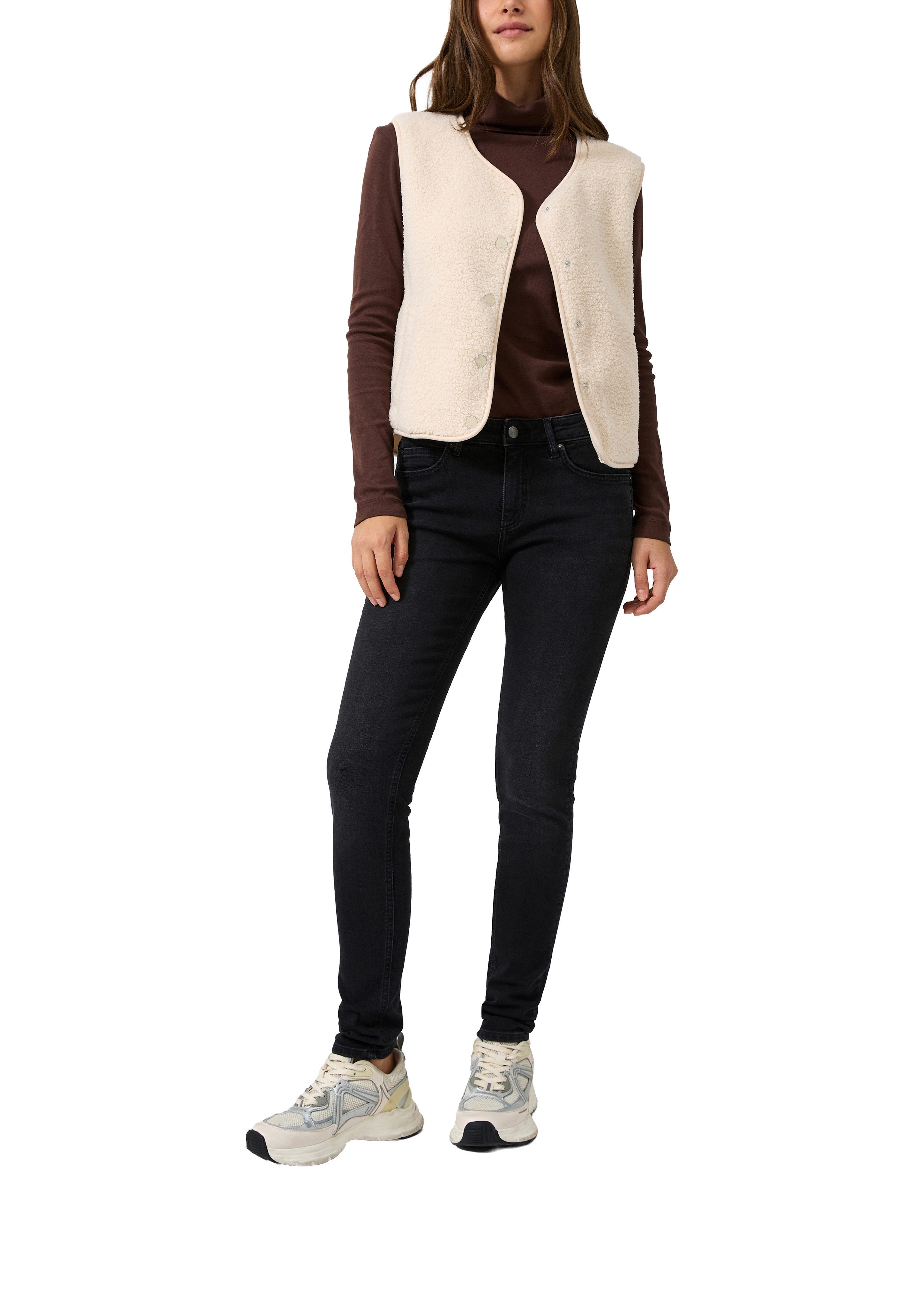 QS Stretch-Hose Slim Fit Jeans mit Stretch