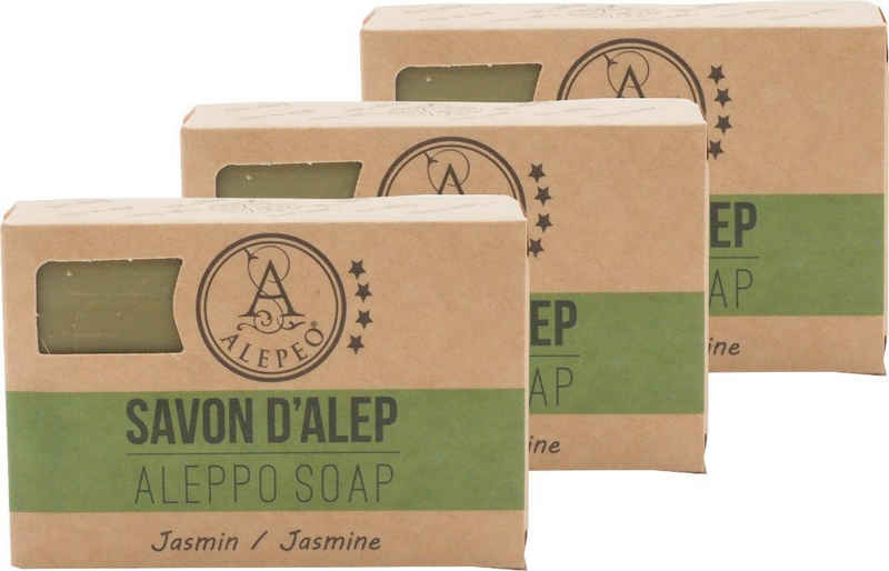 ALEPEO Handseife ALEPEO Aleppo Olivenölseife mit Jasminduft 100 g