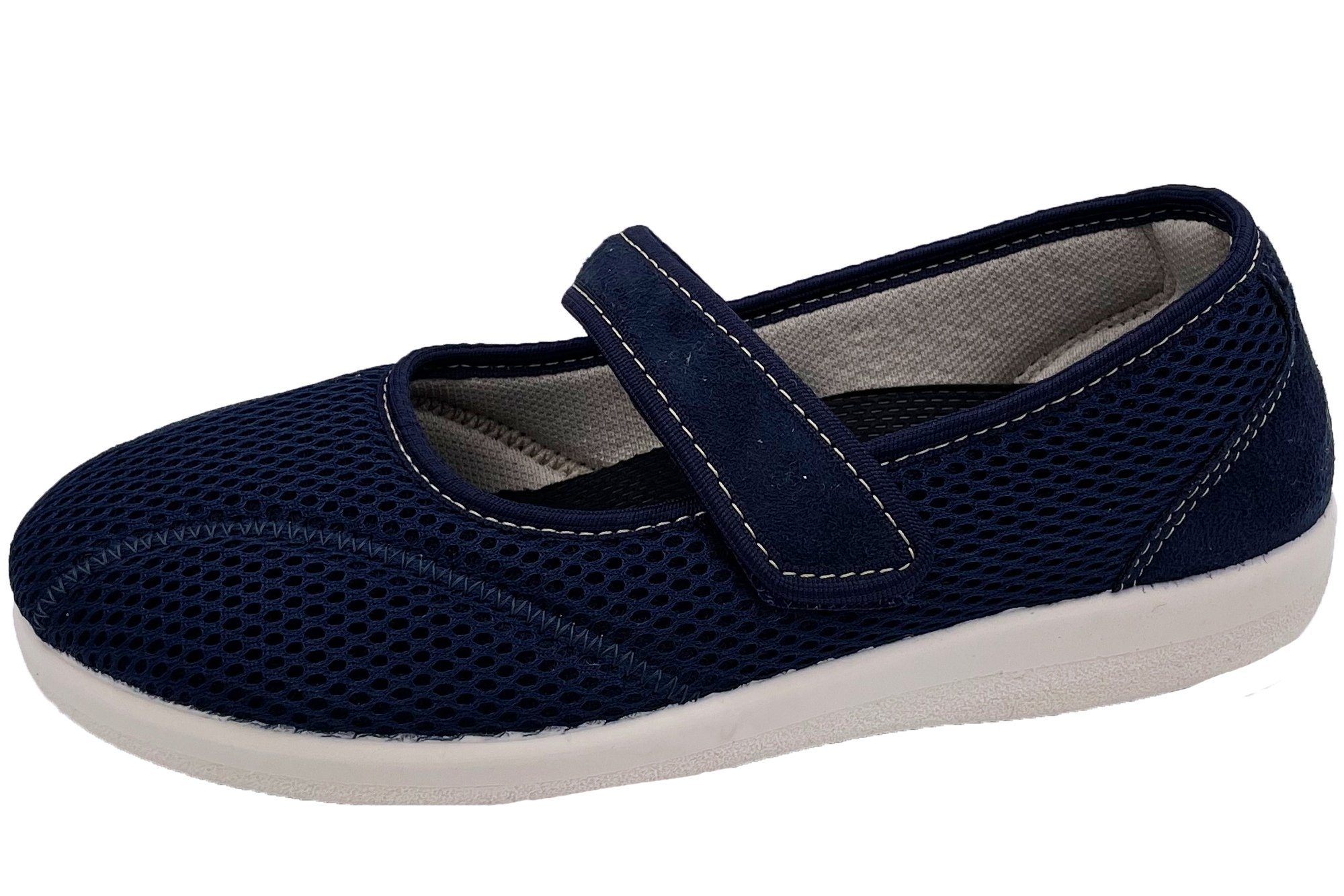 OrtoMed Damen Klettverschluss Slipper