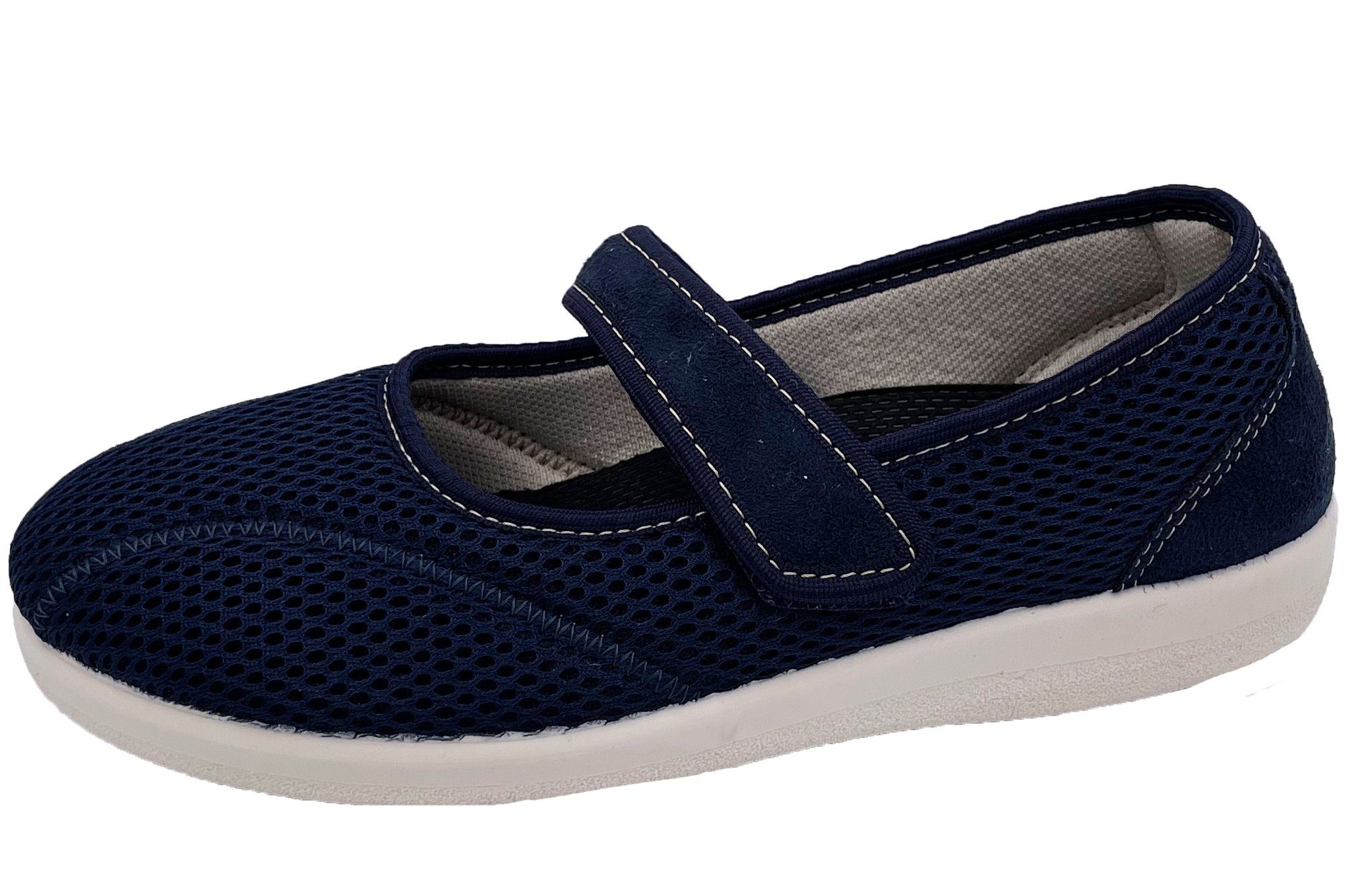 PADERO OrtoMed Damen Klettverschluss Slipper Weite H