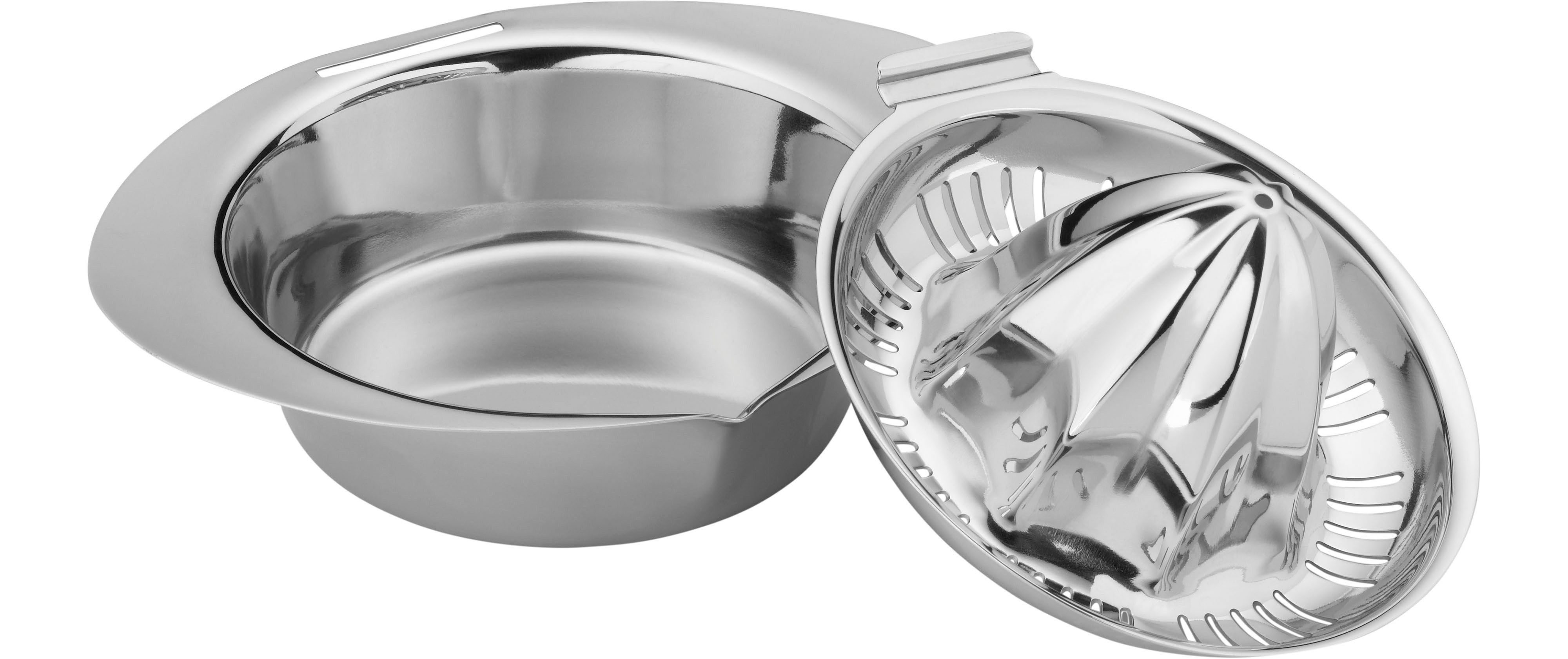 WMF 2in1 Zitruspresse Gourmet, Zitronenpresse, Limetten und Zitronen im Handumdrehen frisch gepresst