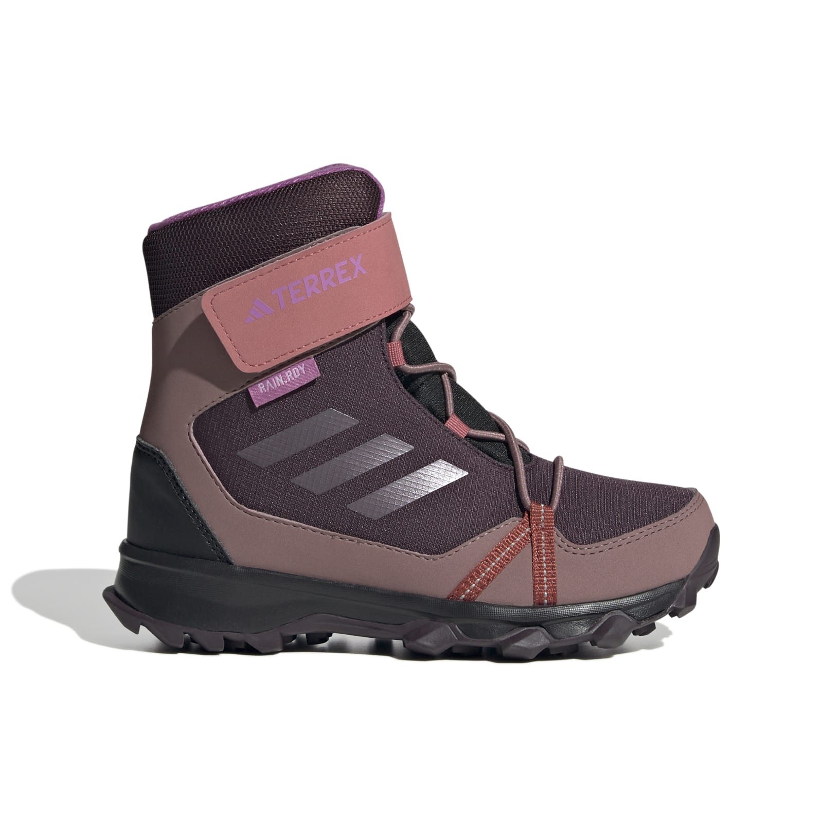 adidas Performance Winter-Wanderschuhe Terrex Snow Hook-And-Loop COLD.RDY violett/schwarz Laufschuh