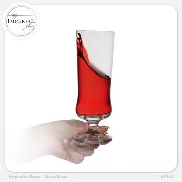 IMPERIAL glass Cocktailglas Elegante Cocktailgläser, Crystalline Glas, Elegante Cocktailgläser 300ml Longdrinkgläser Eiskaffeegläser